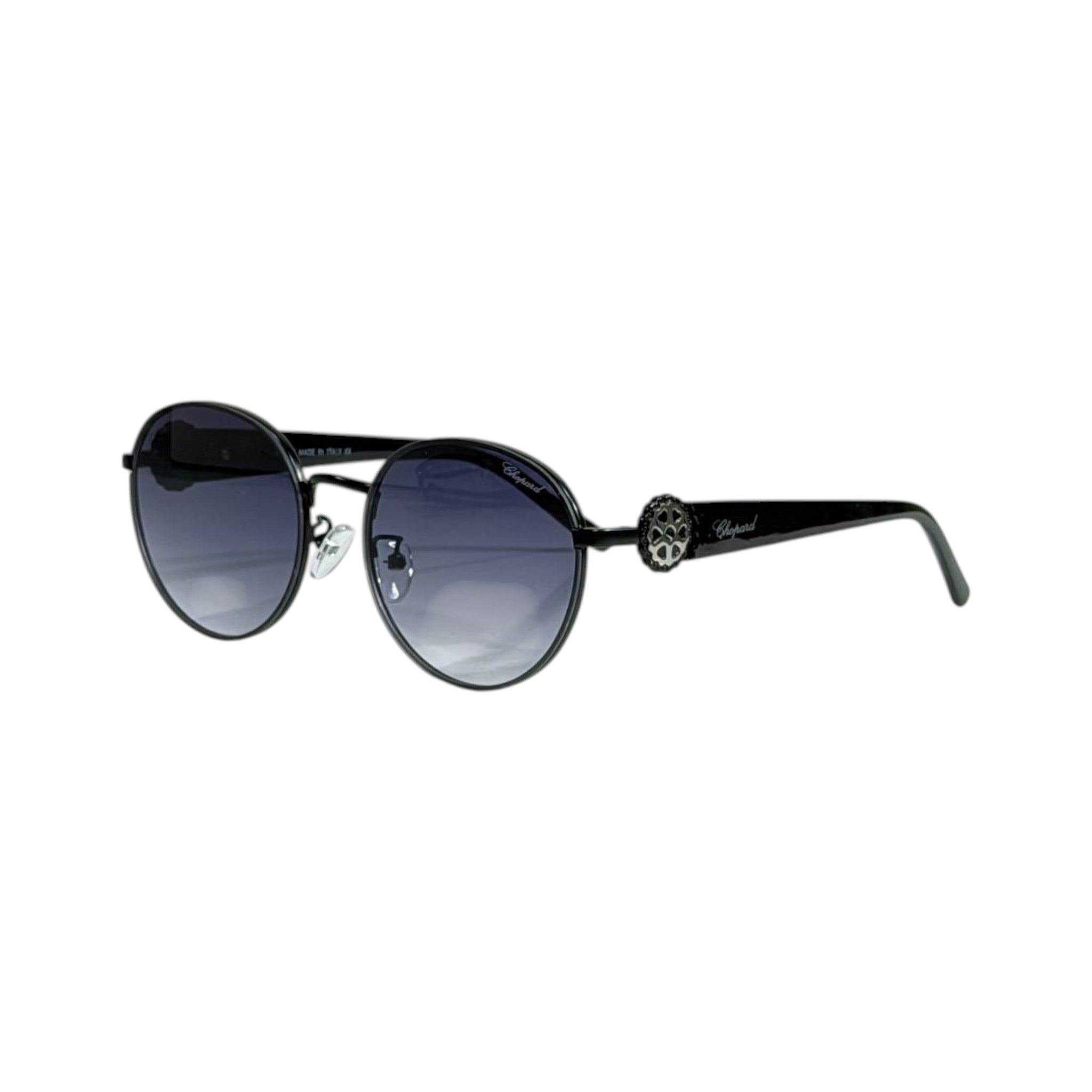 Chopard Round Black Sunglasses πΆοΈ | Gradient Lens Luxury Eyewear
