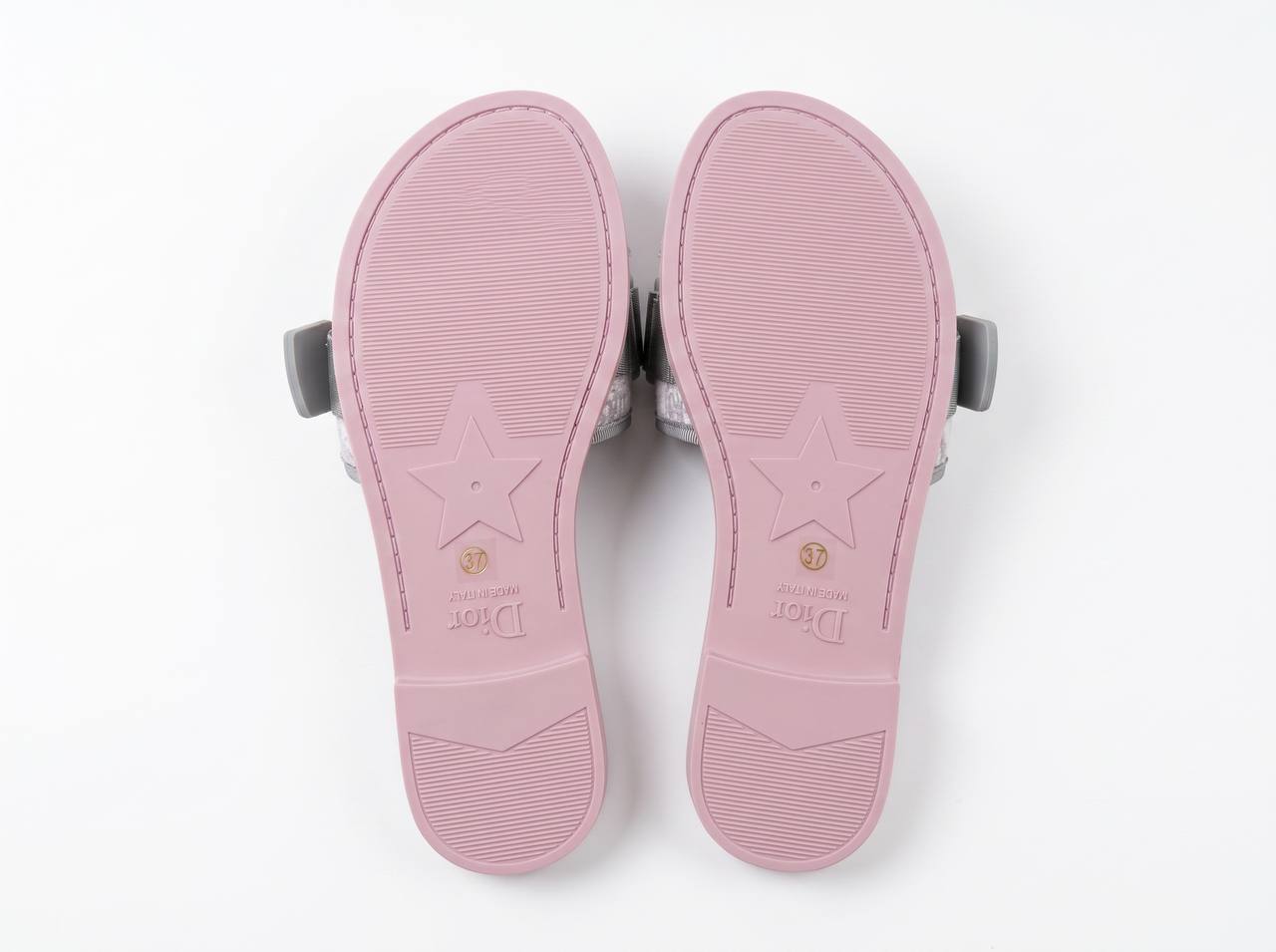 Christian Dior DiorAct Logo Slides β Pink & Grey πΈ