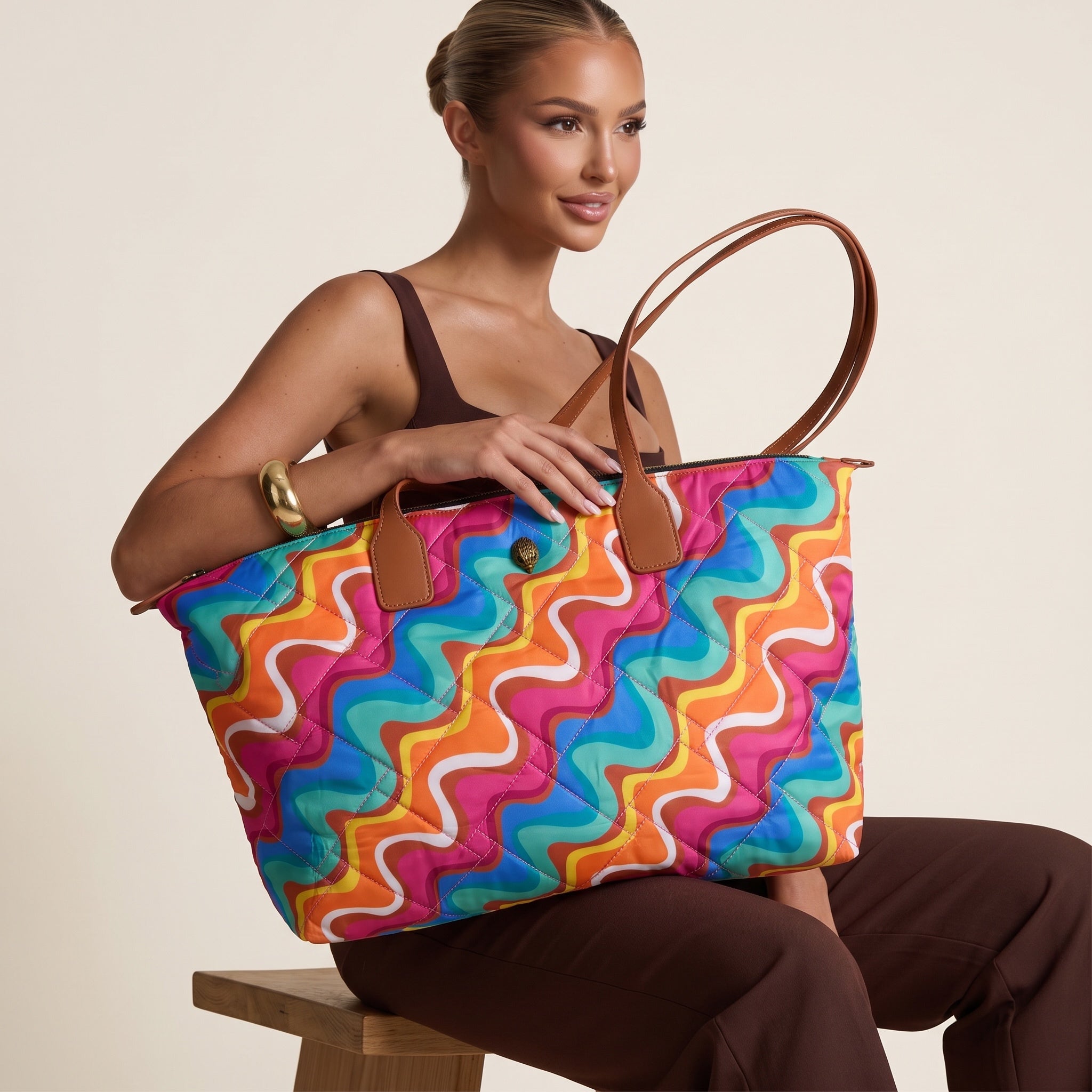 Kurt geiger Quilted Tote β Multi Swirl ππ