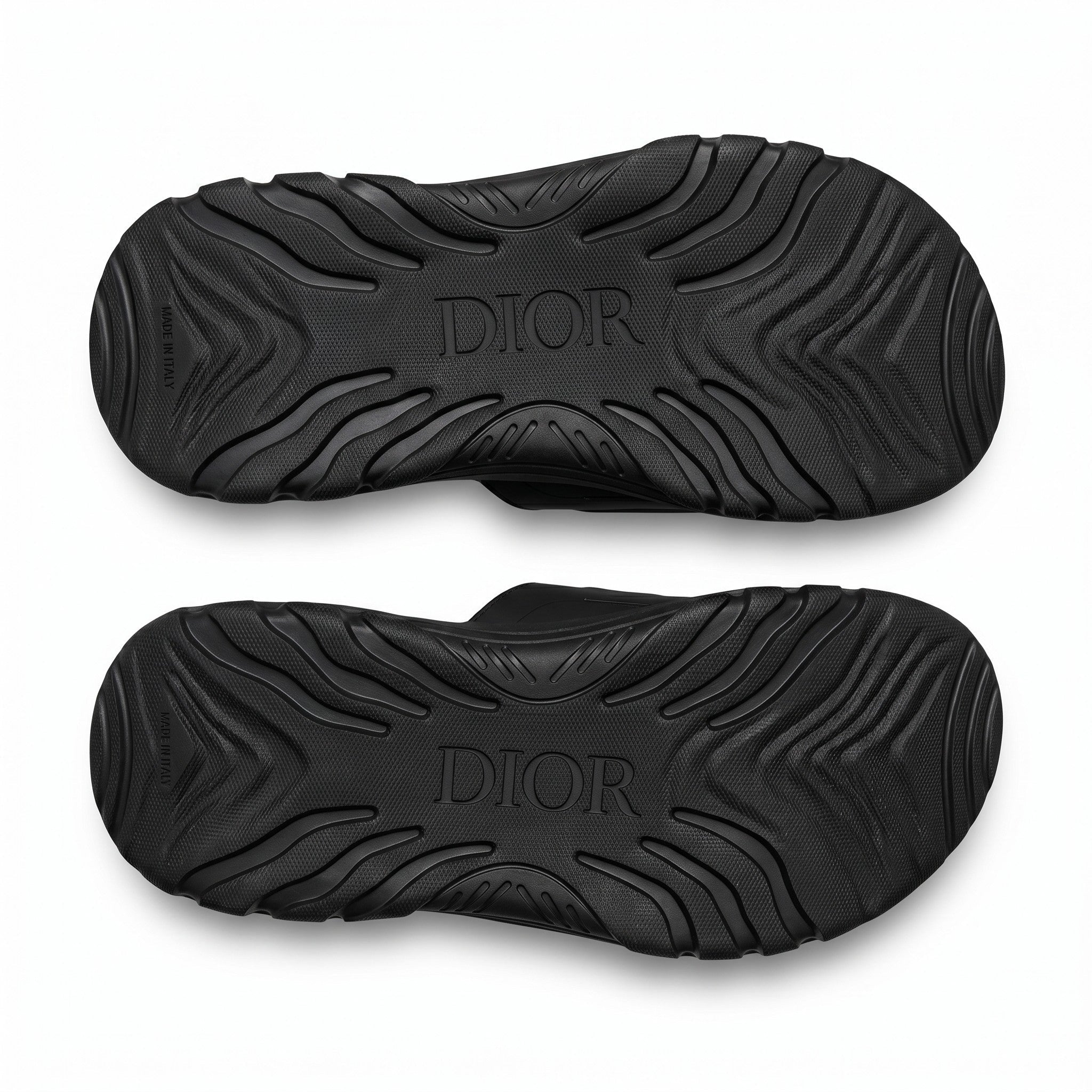 Dior Oblique Black Slide Sandals