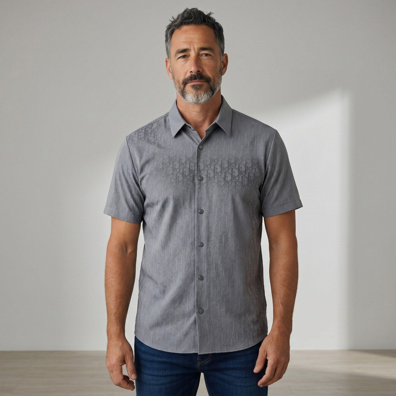 ✨ Dior Oblique Monogram Short Sleeve Shirt – Modern Luxury Statement