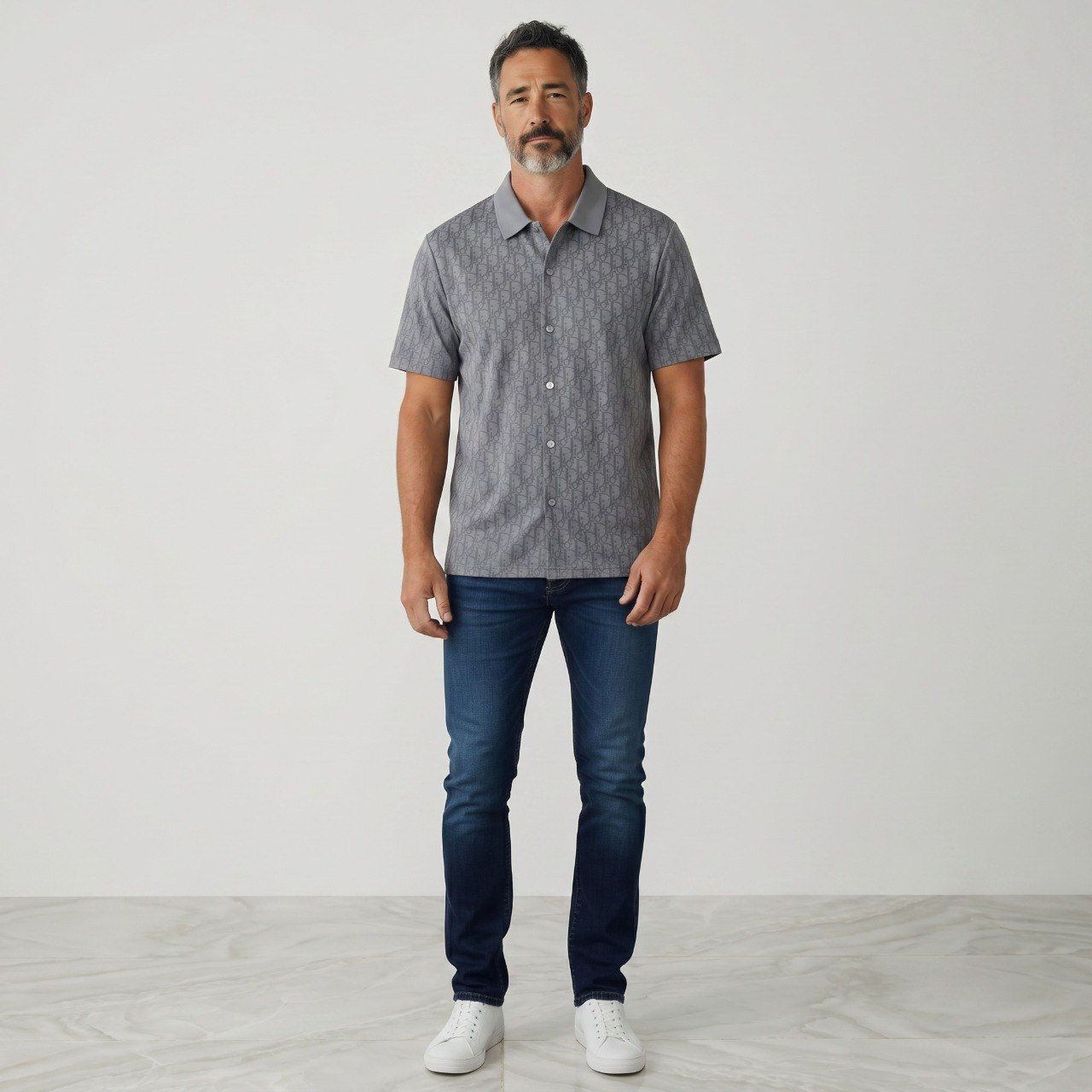 ✨ Dior Oblique Monogram Short Sleeve Shirt – Modern Luxury Statement