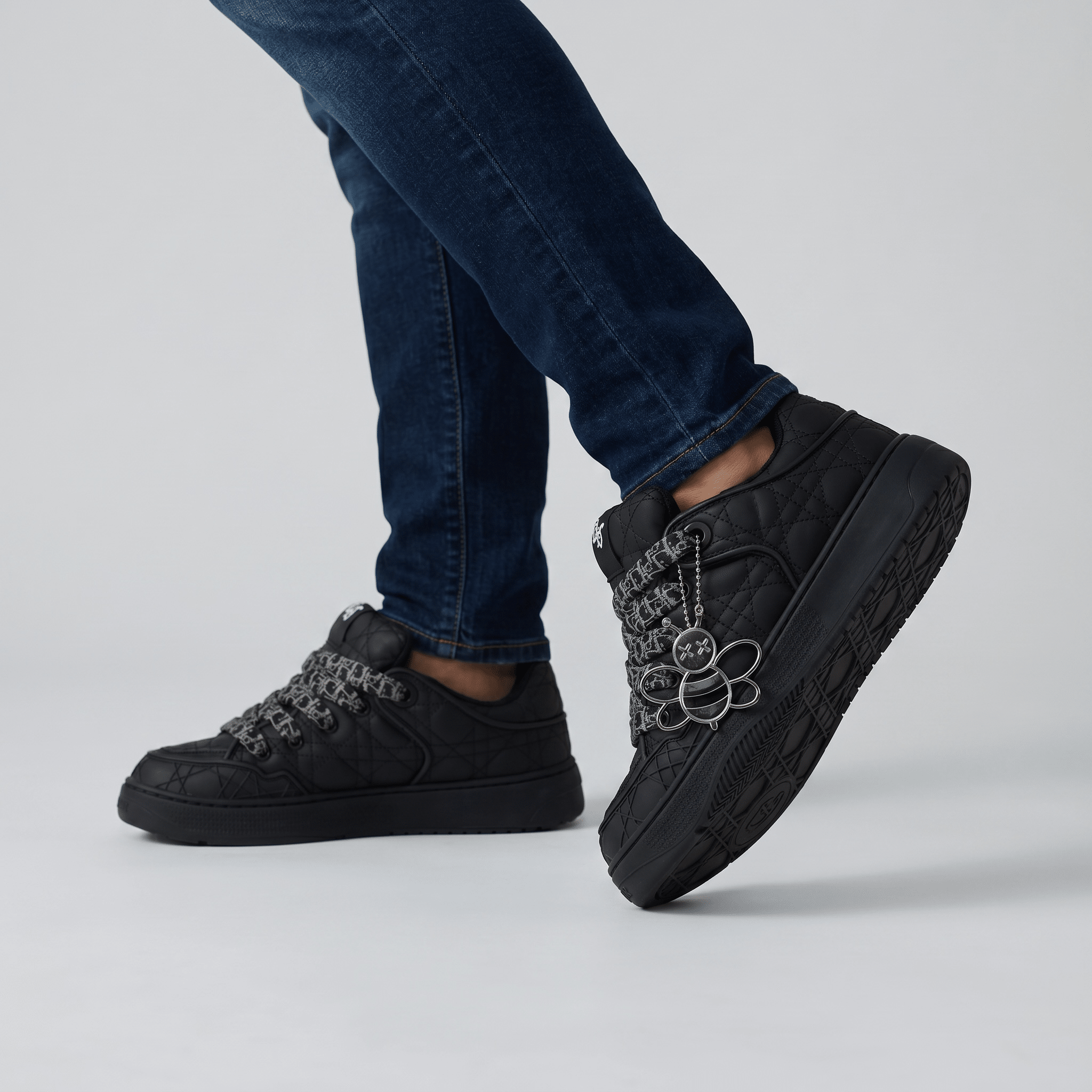 Dior Oblique Quilted Low-Top Sneakers 🖤
