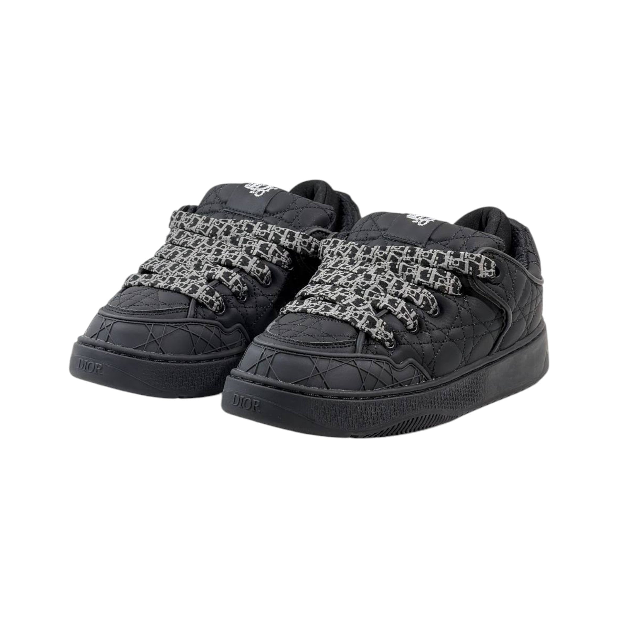 Dior Oblique Quilted Low-Top Sneakers 🖤