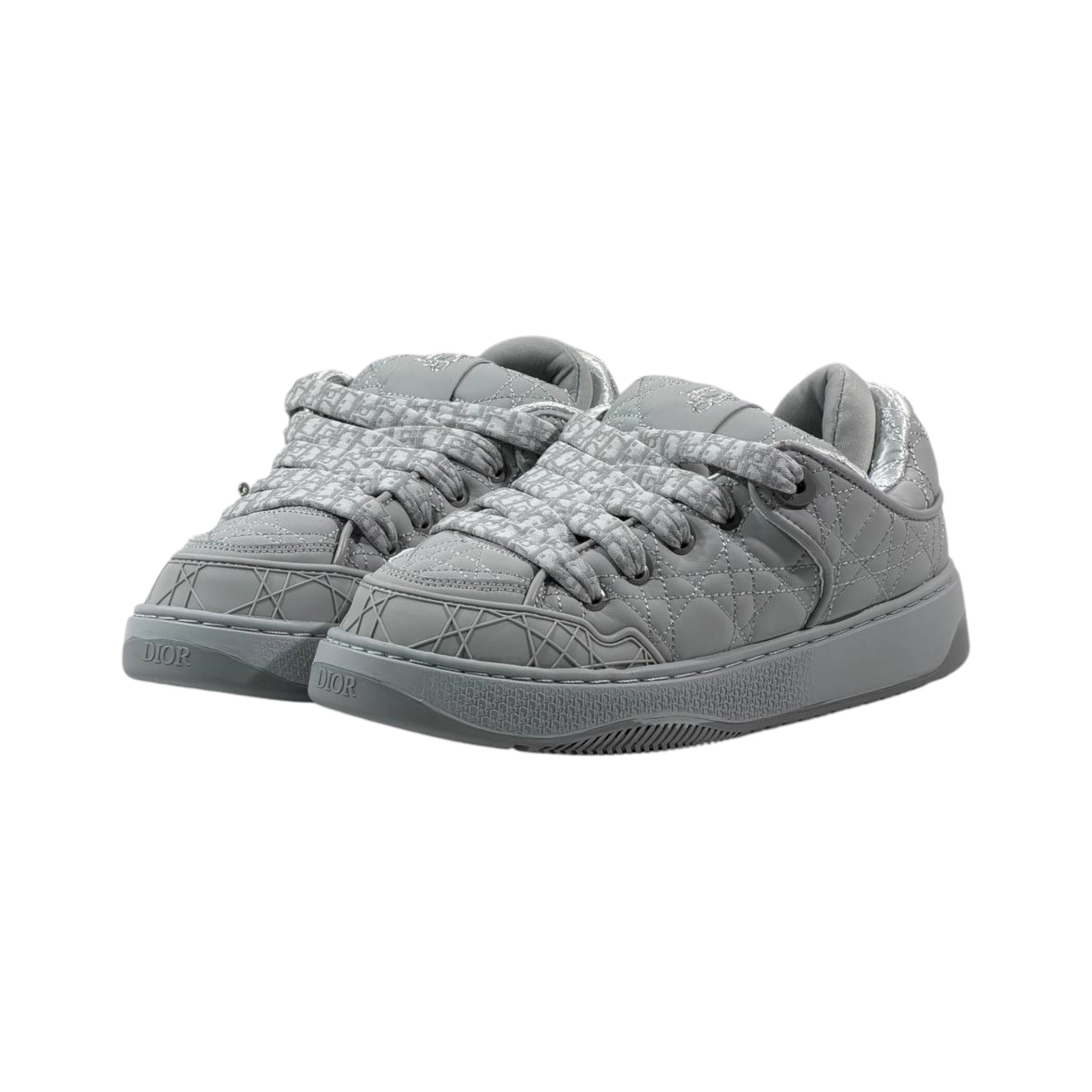 Dior P90 Quilted Low-Top Sneakers 🩶