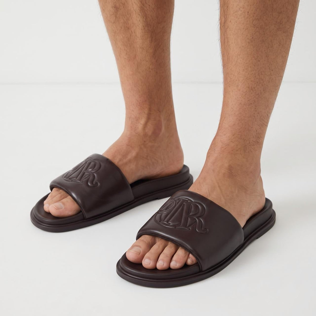 Dior Slide Sandals β Dark Brown