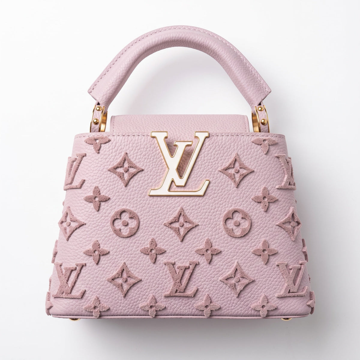Louis Vuitton Capucines Monogram Tote — Pink
