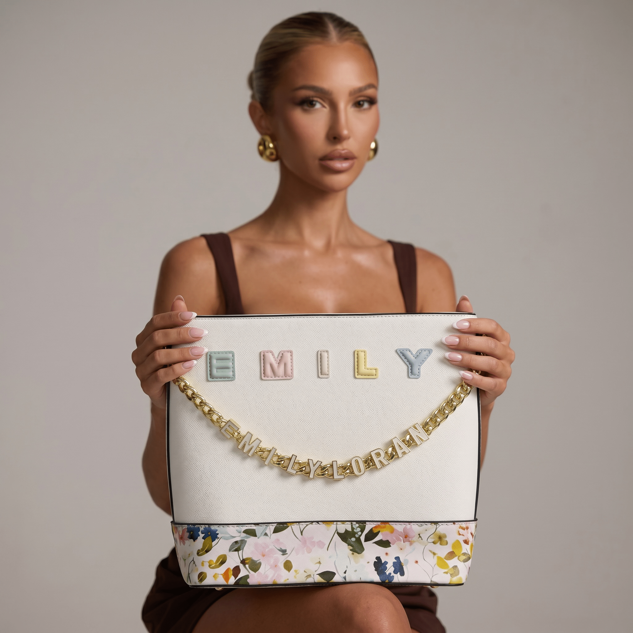 Emily Blossom Chain Tote πΈπ€β¨