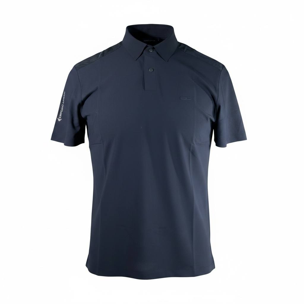 Emporio Armani Navy Premium Polo Shirt β Luxury Smart Casual Essential πβ¨