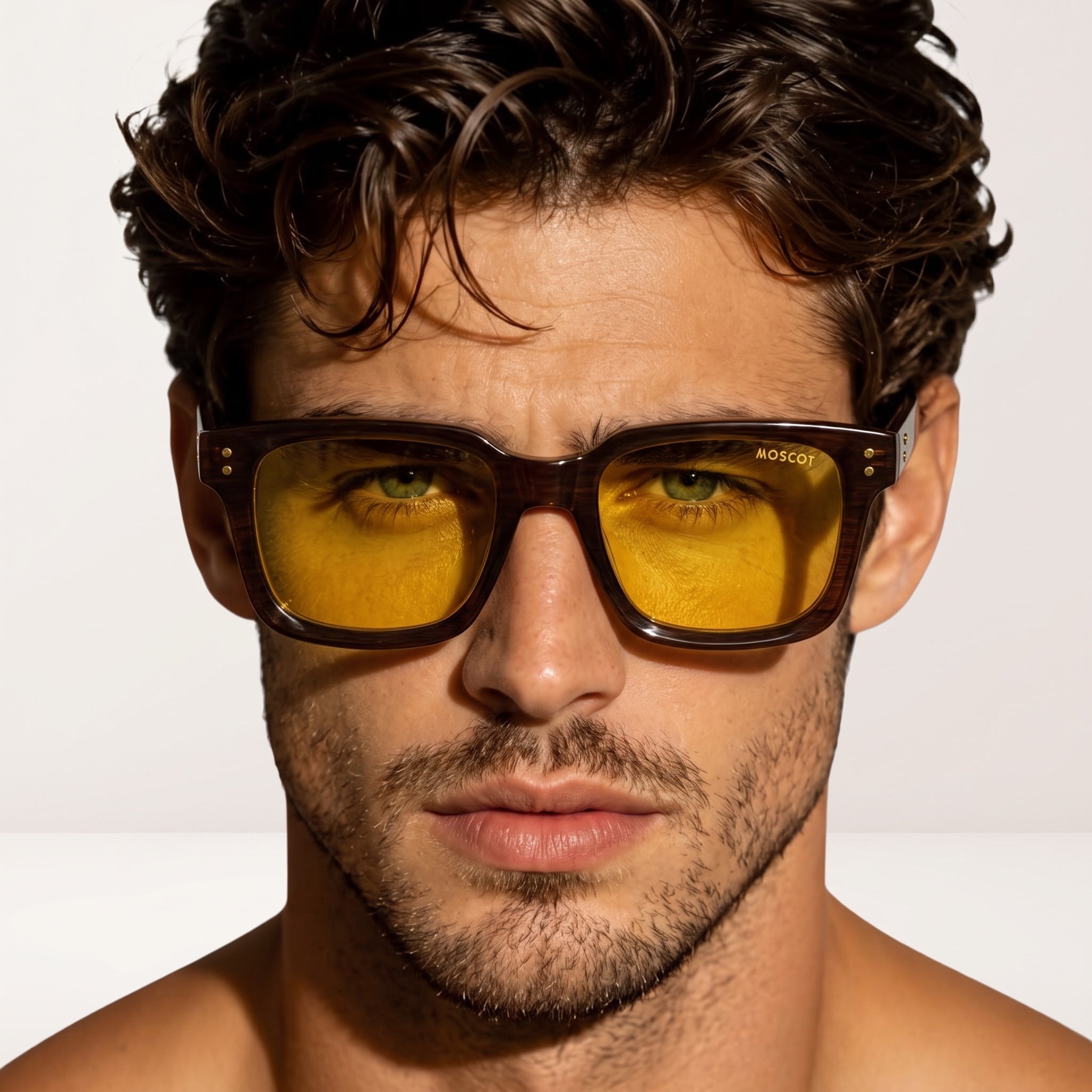 Moscot Sunglasses β Tortoise Amber Lenses π