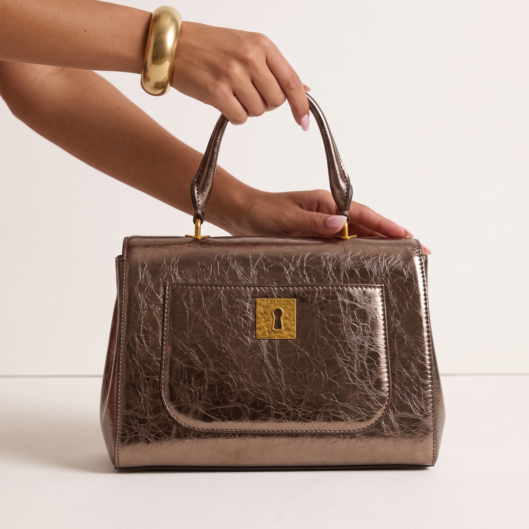 Schiaparelli Sicily Bag – Bronze Charms 👜✨