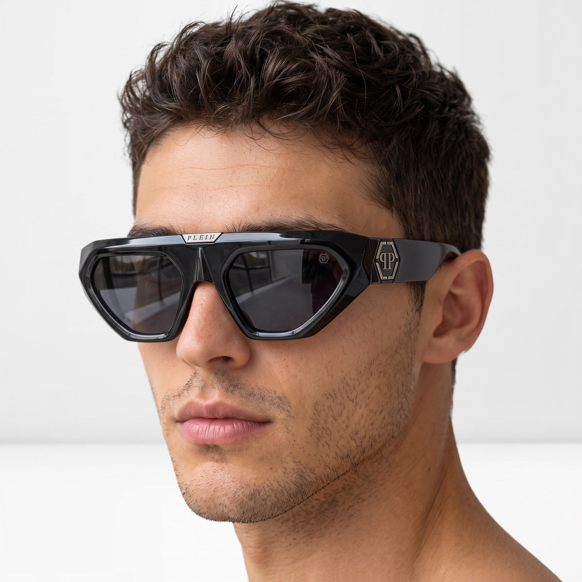 Philipp Plein Oversized Sunglasses β Black