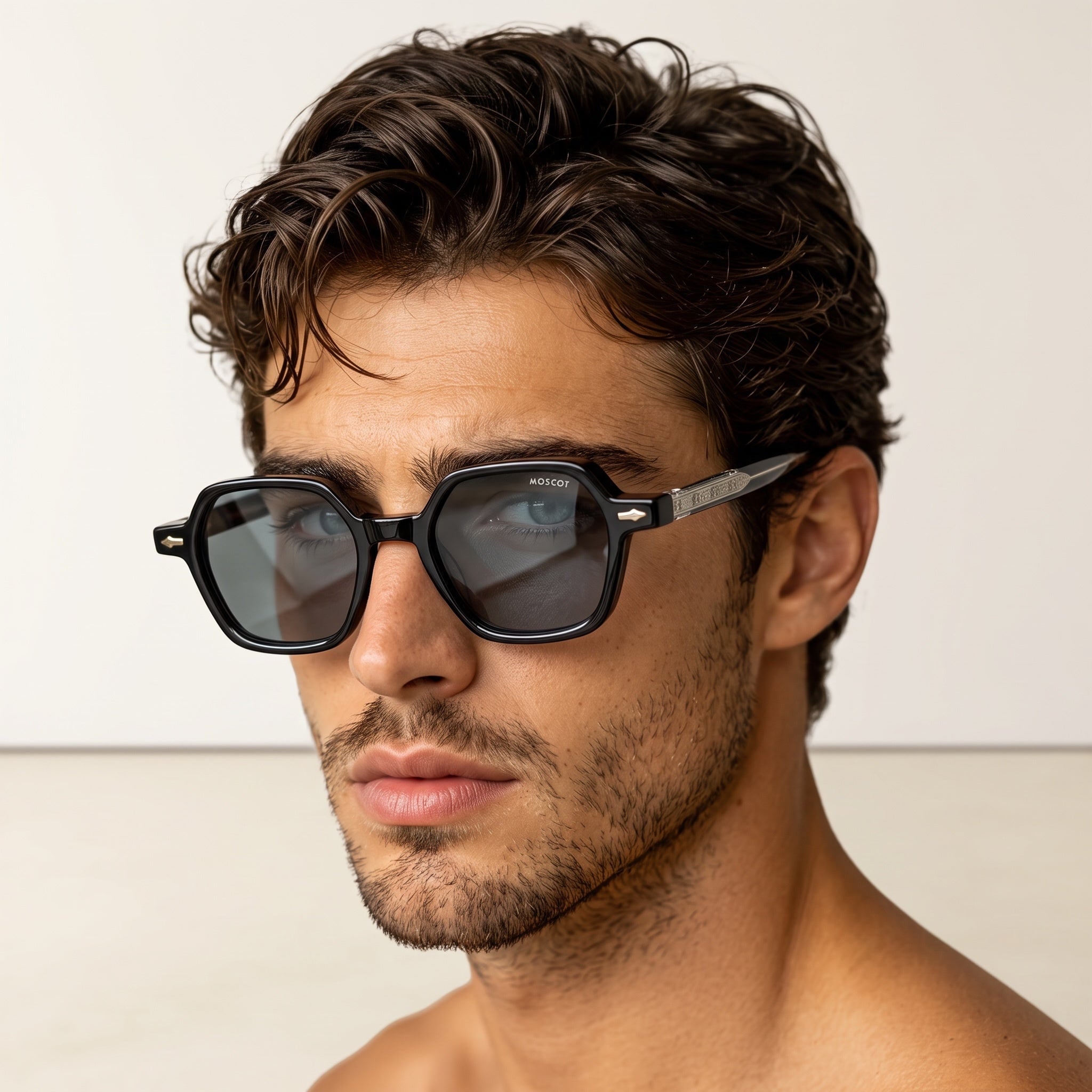 Moscot Square Sunglasses β Black Frame πΆοΈβ¨