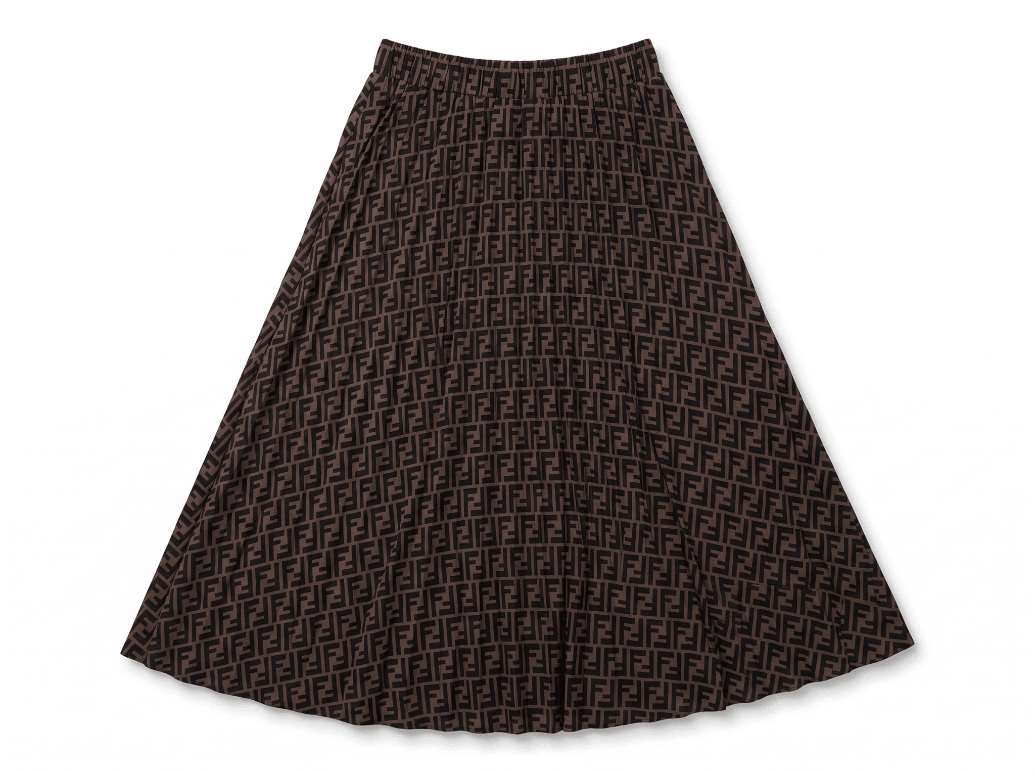 π€π€ Fendi FF Monogram T-Shirt & Maxi Skirt Set |