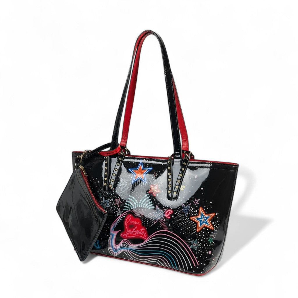 đ Christian Louboutin-Inspired âStarburstâ Patent Tote đ