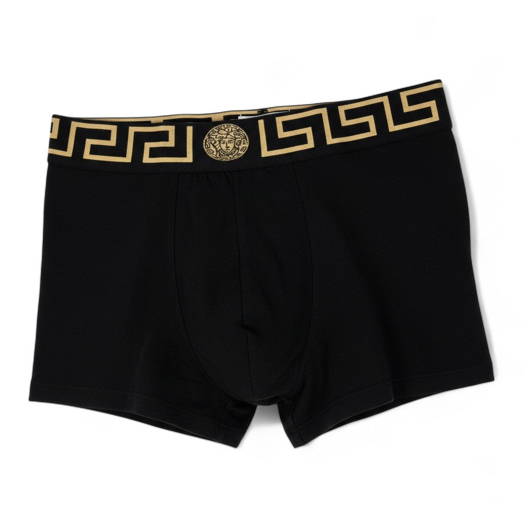 Versace Iconic Boxer Set (3 Pieces) đź‘‘ | Medusa Gold Waistband Edition