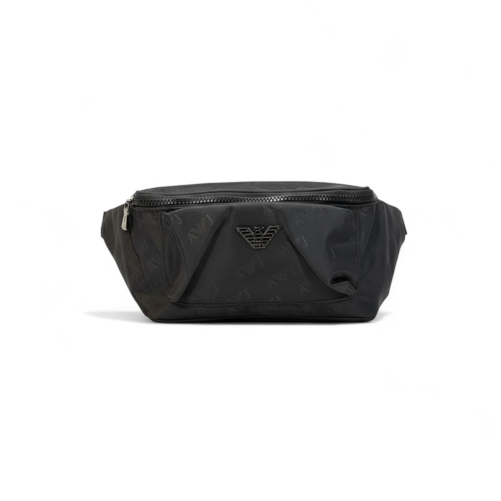 Emporio Armani EA7 Black Belt Bag š¤ | Luxury Monogram Crossbody Pouch for Everyday Style
