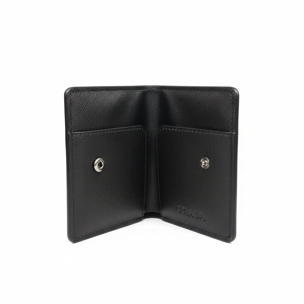 Prada Milano Saffiano Cards Holder — Black