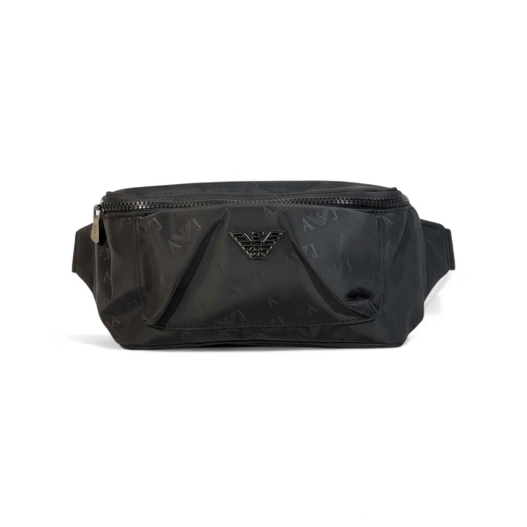 Emporio Armani EA7 Black Belt Bag š¤ | Luxury Monogram Crossbody Pouch for Everyday Style