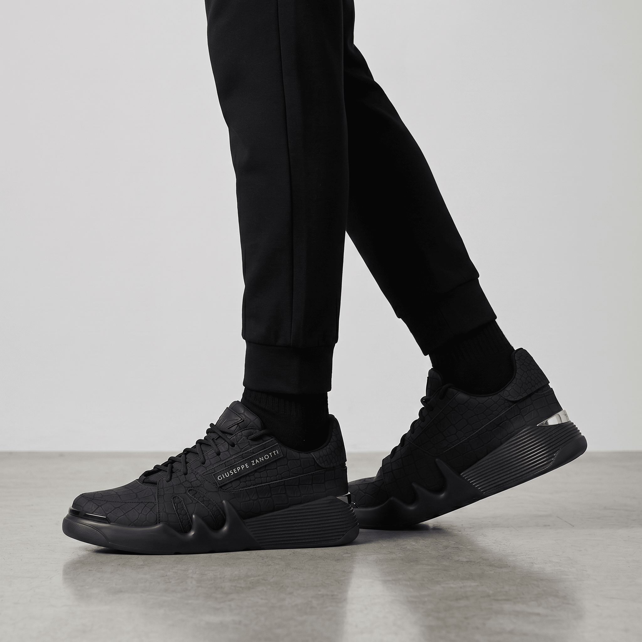 π€ Giuseppe Zanotti Croc-Texture Luxury Sneakers ππ₯
