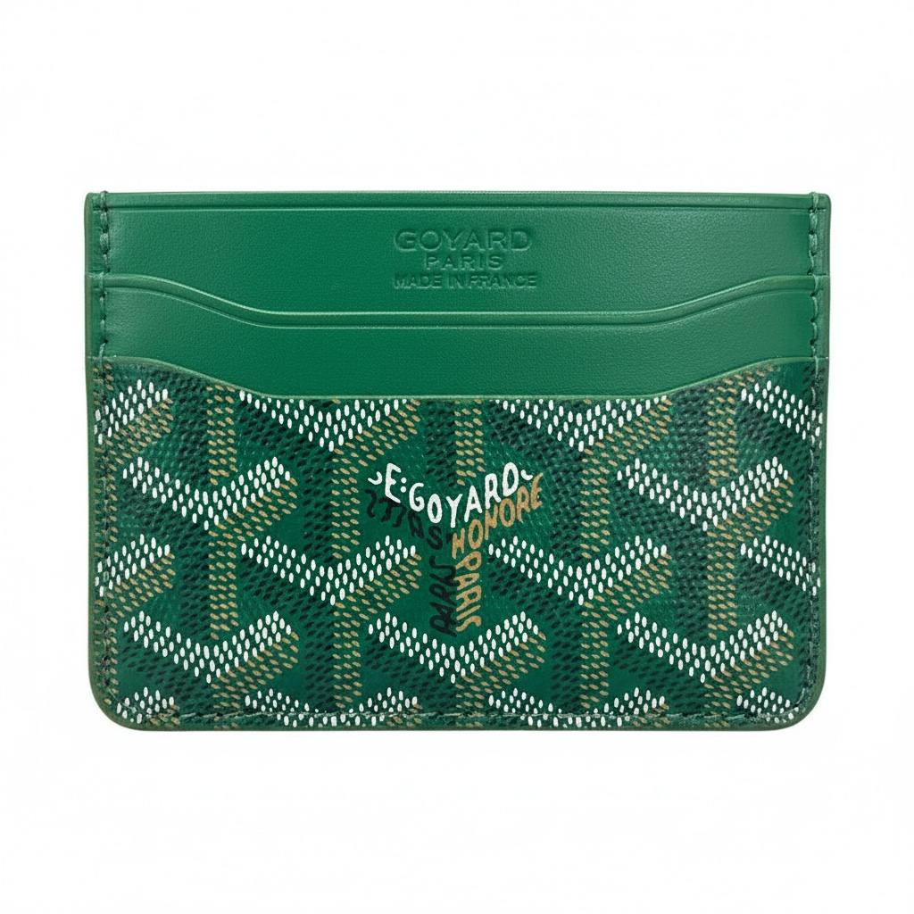 Goyard Green Card Holder β Signature Luxury Statement πβ¨