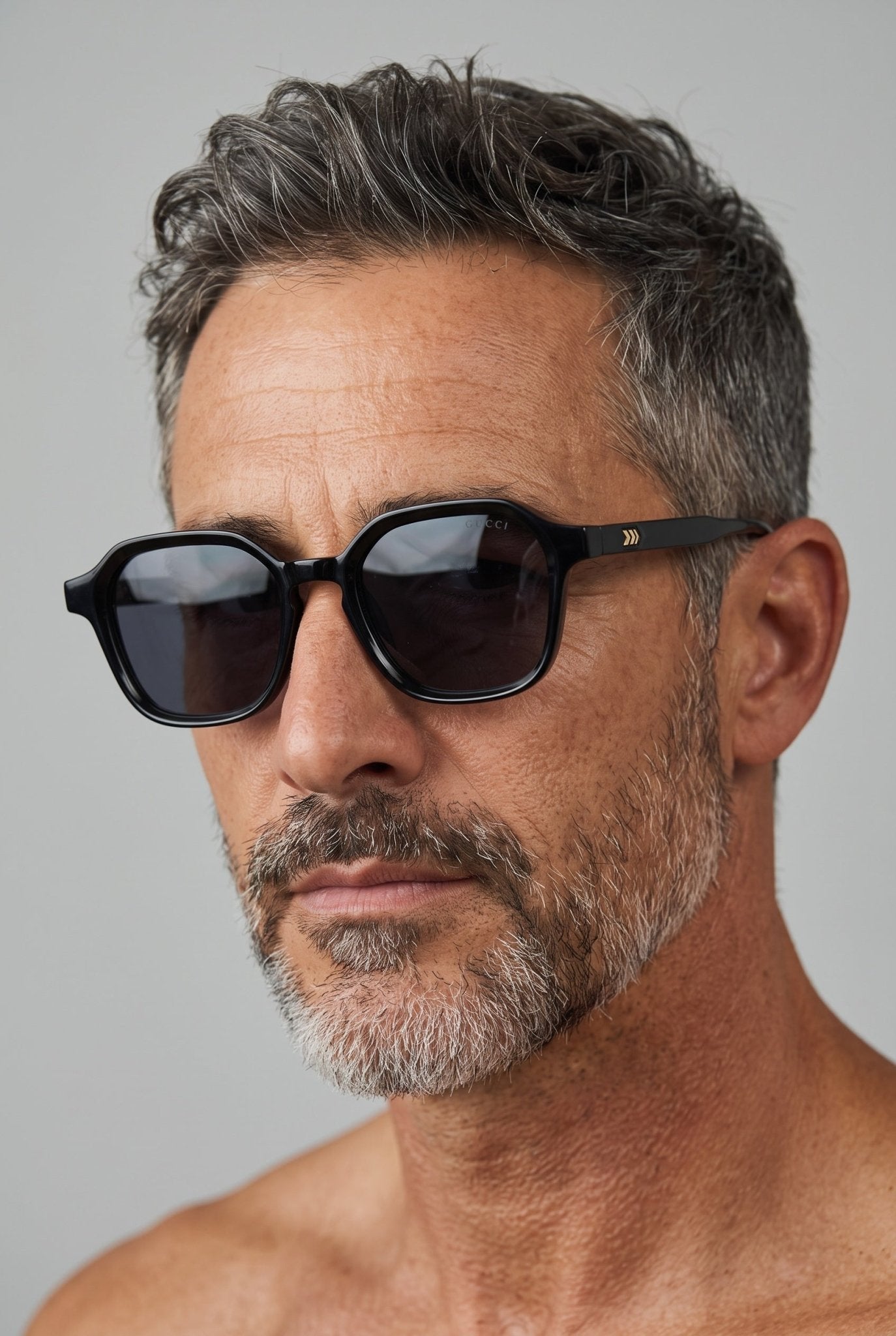 Gucci Sunglasses β Black Retro Hex Frame πΆοΈ