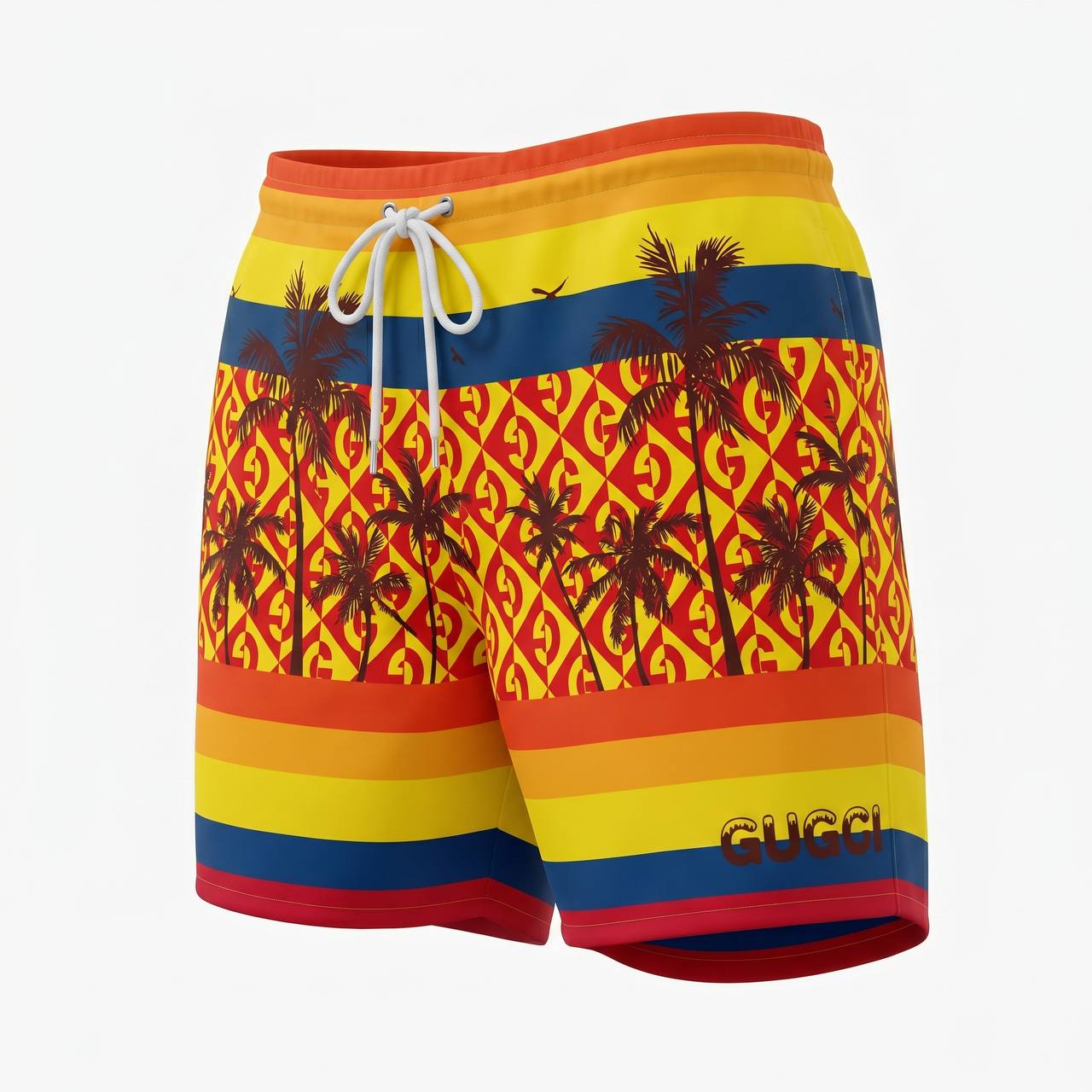 Gucci Tropical Sunset Swim Shorts π΄π
π