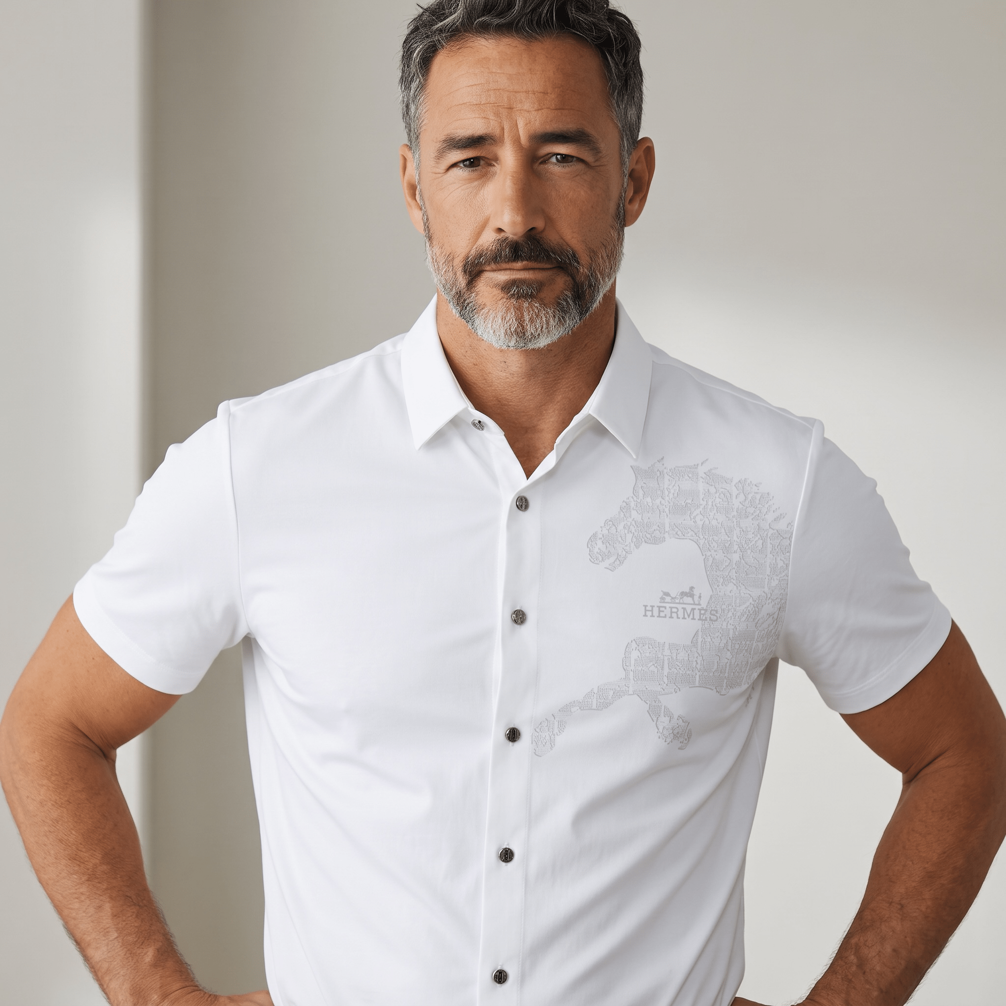 Hermès Performance Polo Shirt – White