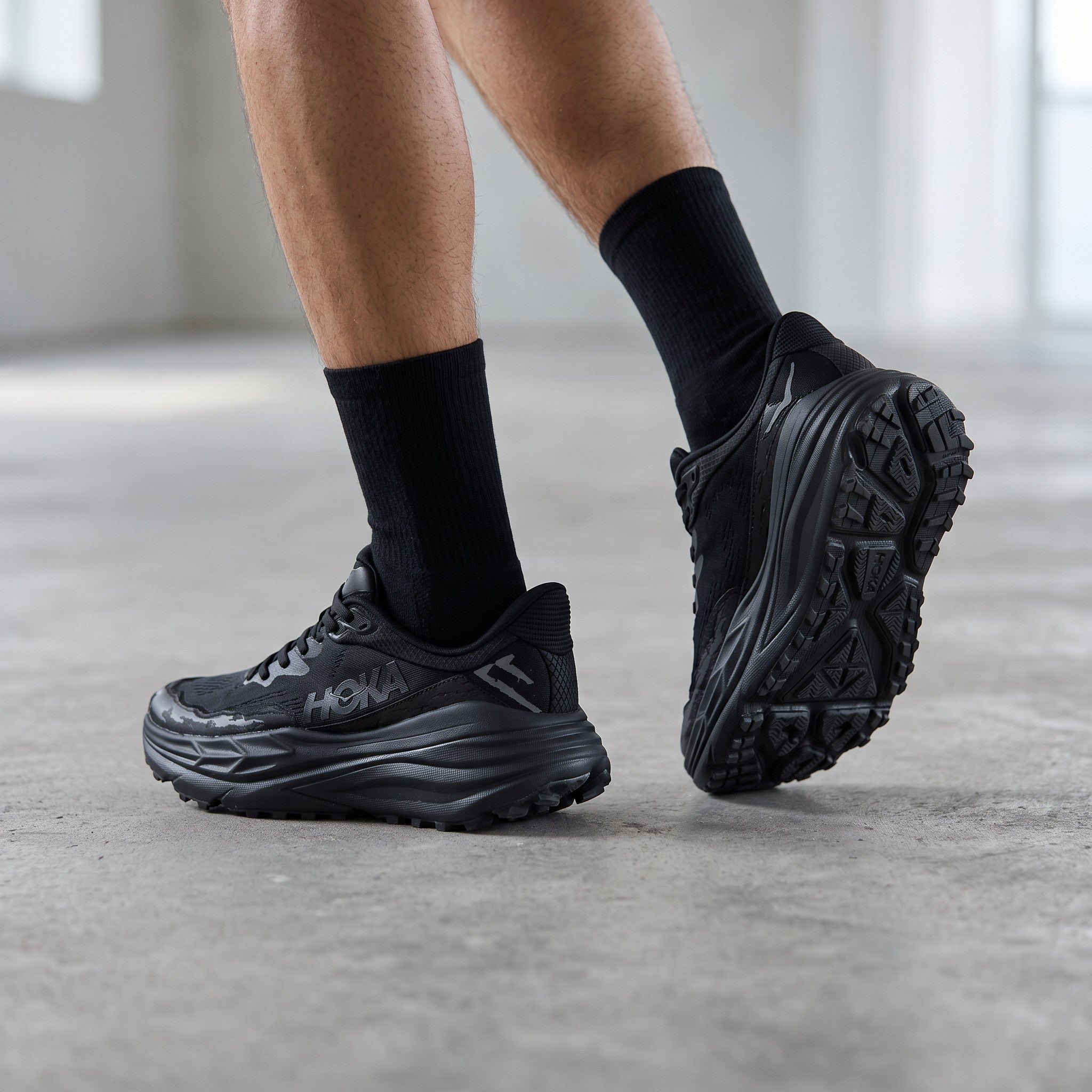 HOKA Clifton Running Shoes β Triple Black π€πββοΈ