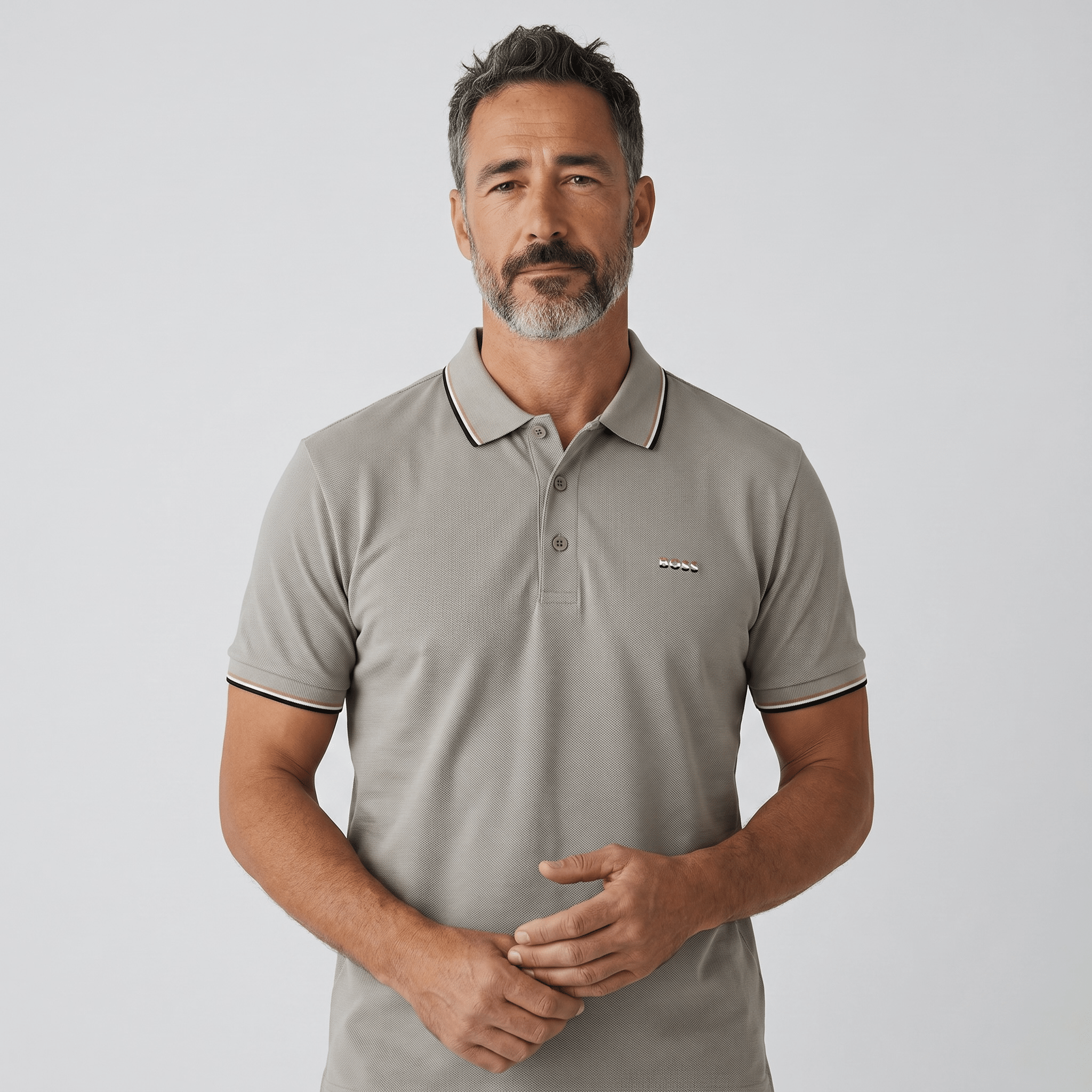 π€β¨ Hugo Boss Beige Luxury Polo Shirt β Timeless Smart Casual Essential ππ₯