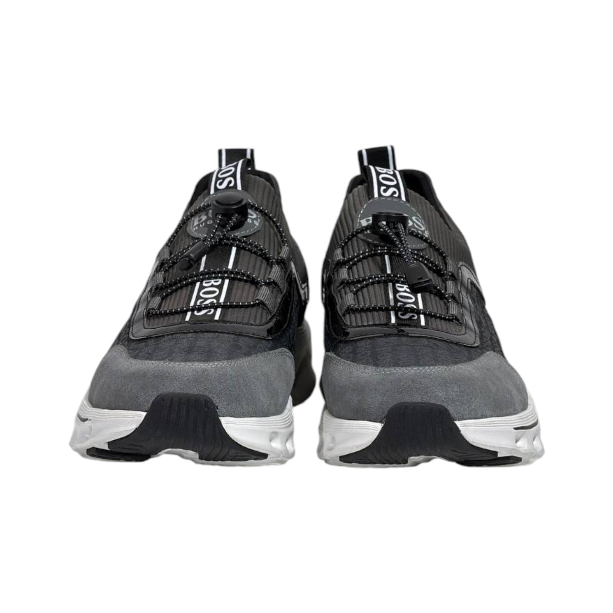 π©Άπ€ Hugo Boss Grey & Black Luxury Runner Sneakers πβ‘
