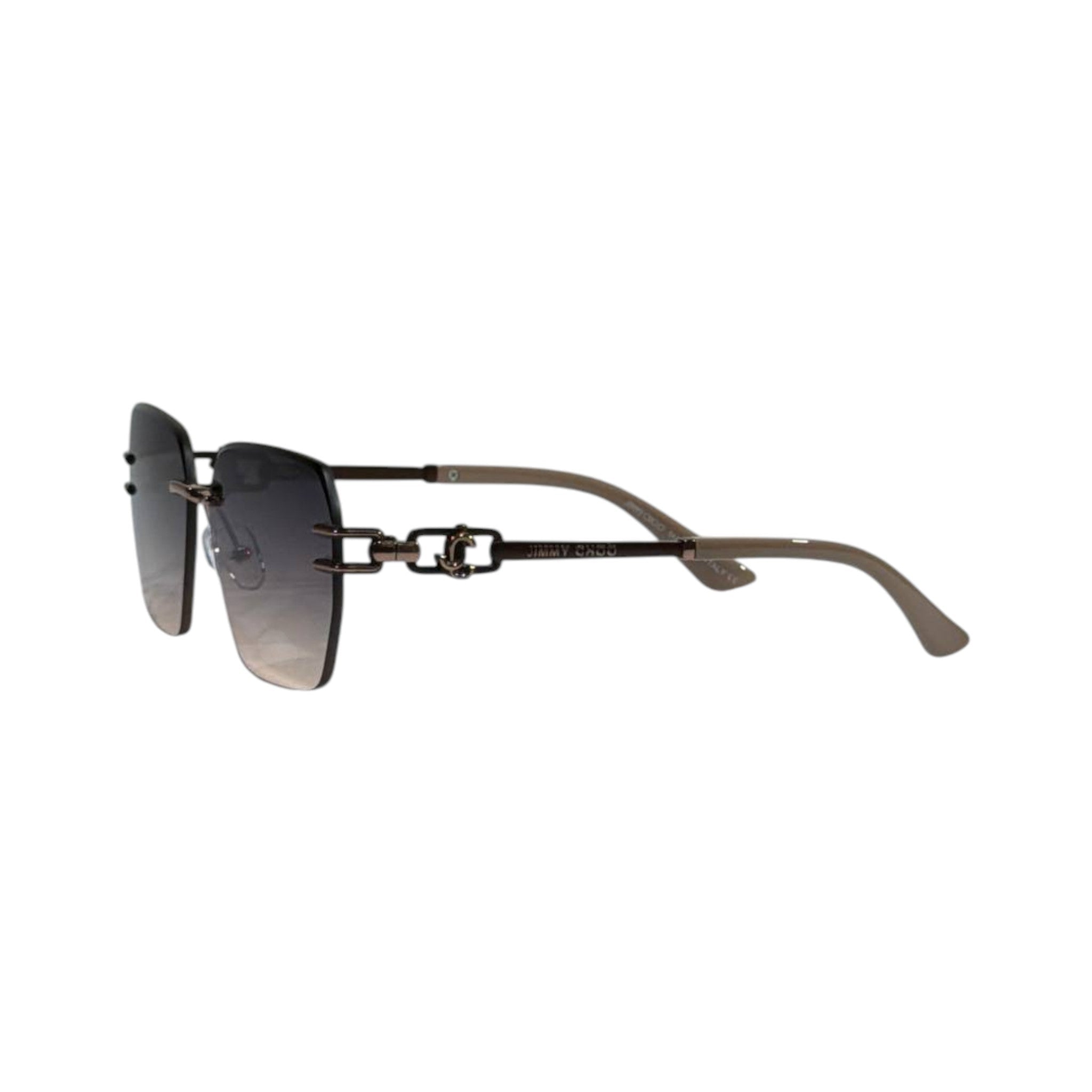 Jimmy Choo Rimless Elegance Sunglasses – Sleek Luxury Statement ✨🖤