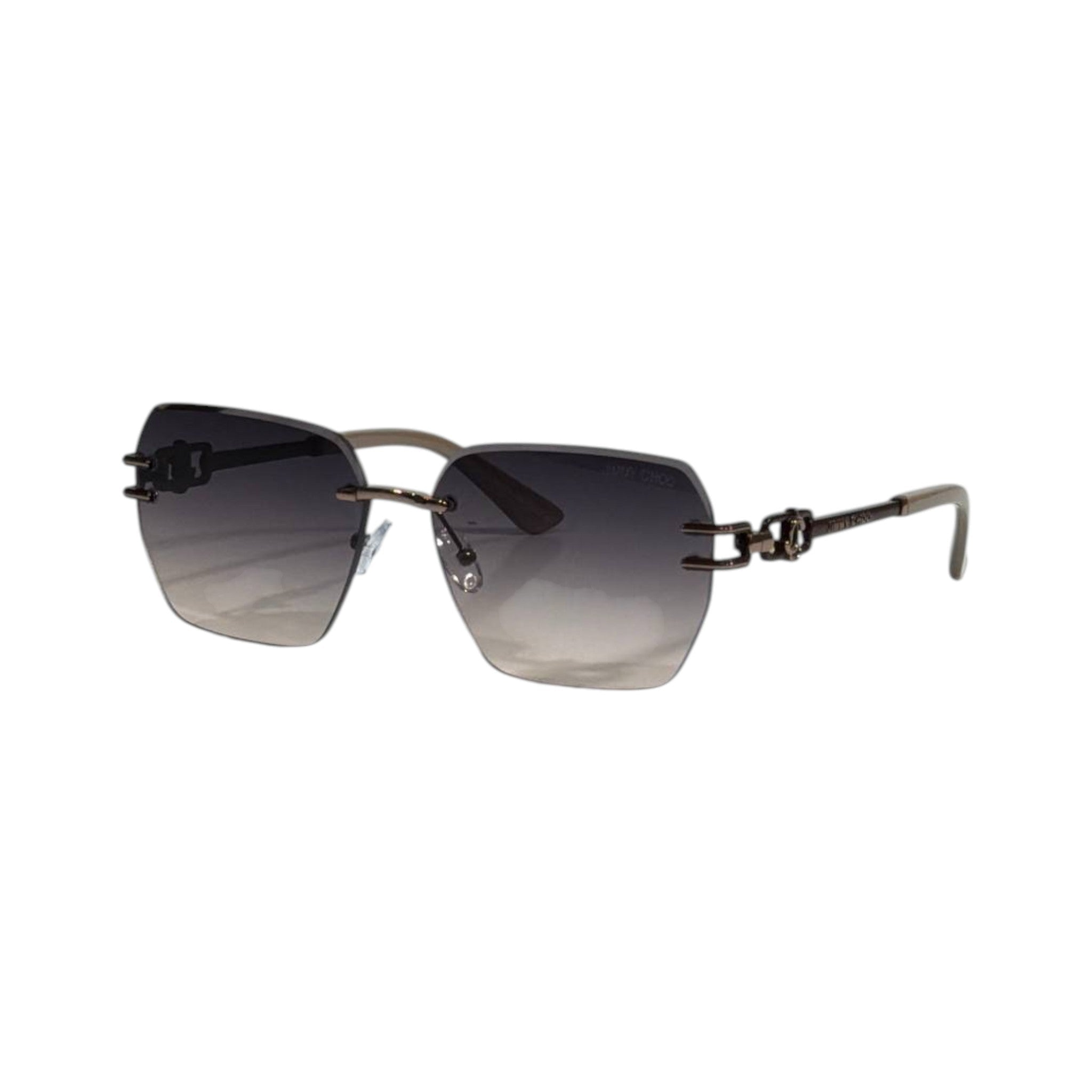 Jimmy Choo Rimless Elegance Sunglasses – Sleek Luxury Statement ✨🖤