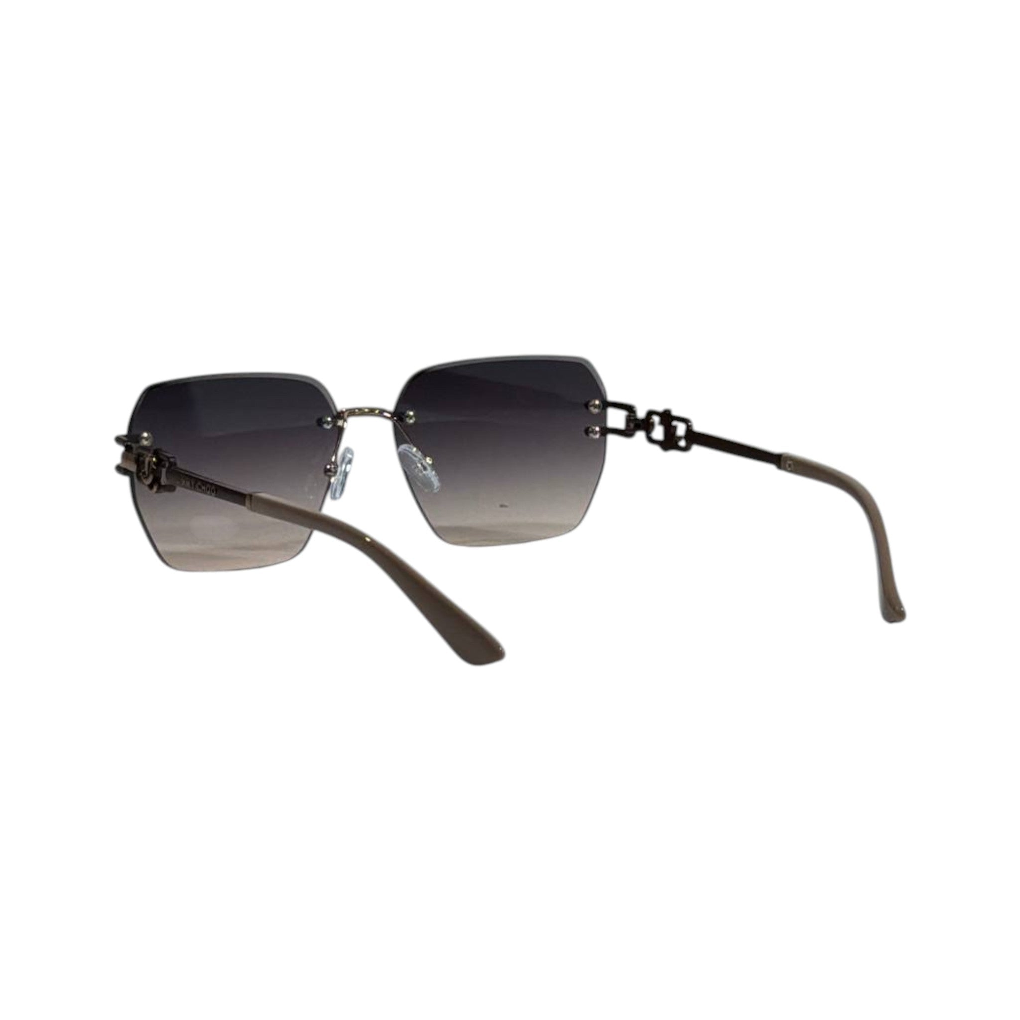 Jimmy Choo Rimless Elegance Sunglasses – Sleek Luxury Statement ✨🖤