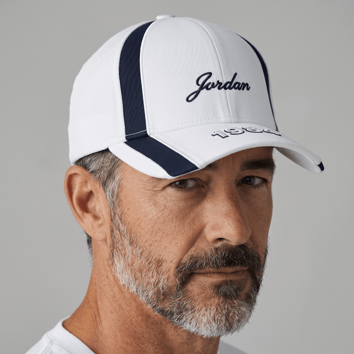 π§’π€ Jordan 1984 Classic Baseball Cap β White & Navy π