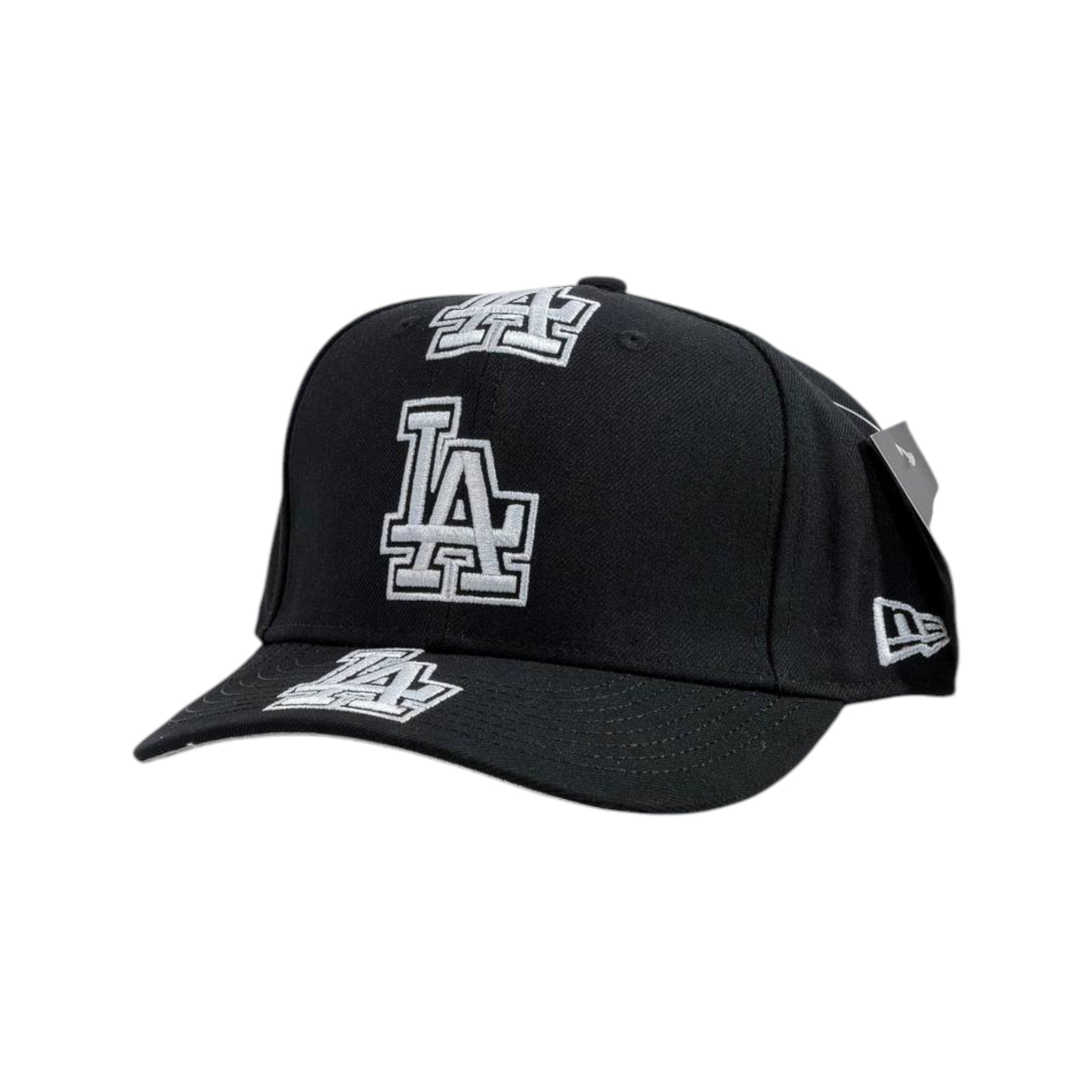 LA Black Snapback Cap – Double Logo Edition 🖤🧢