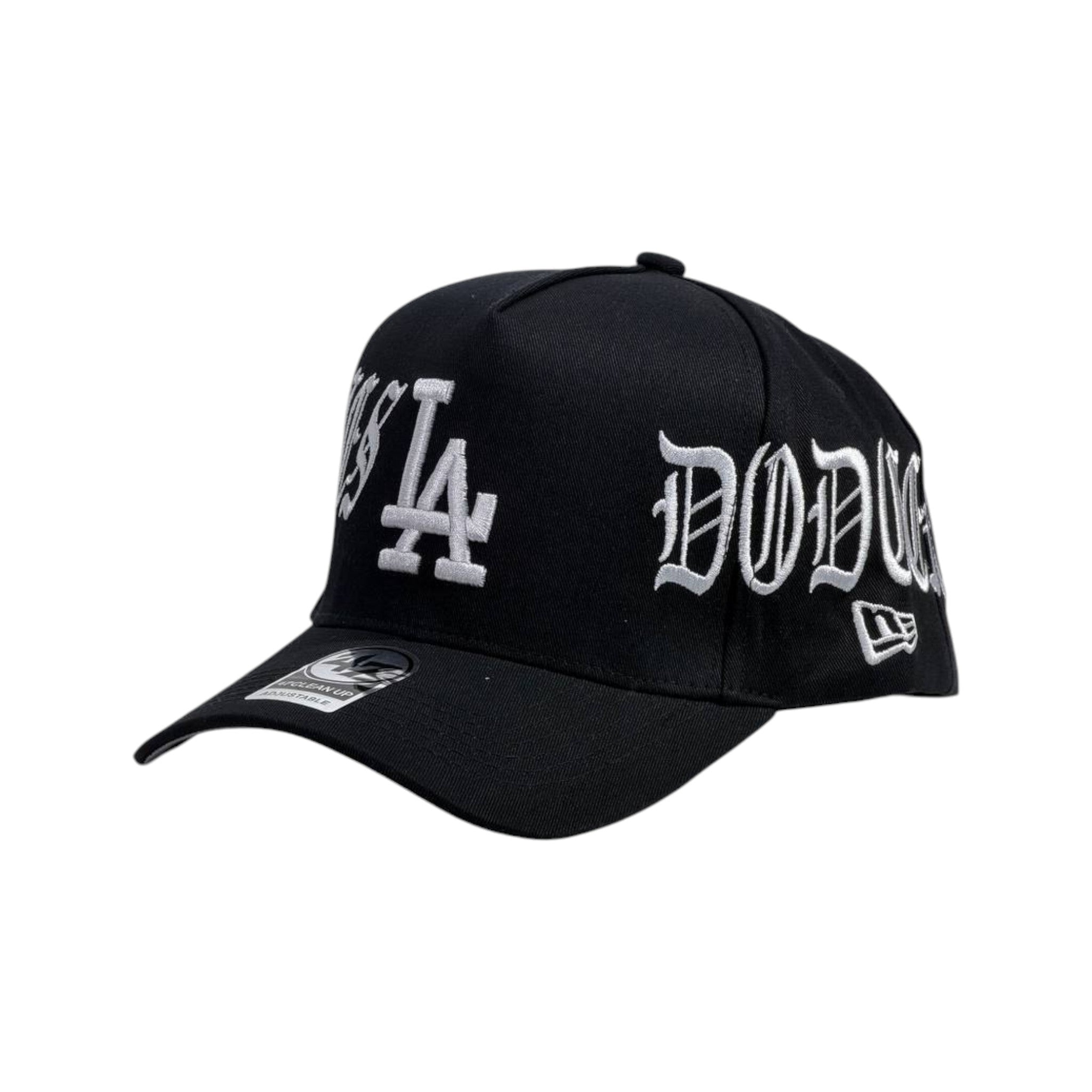 LA Dodgers Black Cap with White Embroidery – Streetwear Classic 🖤🤍