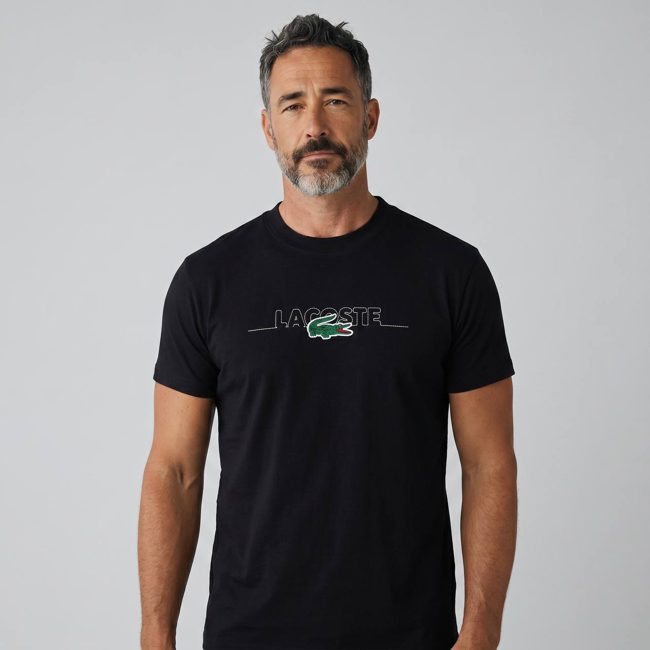 π Lacoste Black Logo T-Shirt β Classic Sport Luxury Tee πβ¨