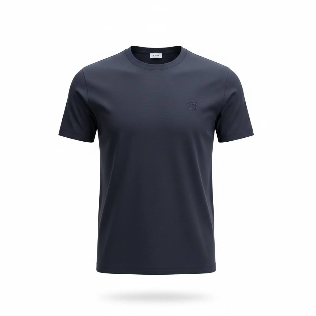 Loewe Minimalist Navy Premium T-Shirt β Luxury Everyday Essential πβ¨
