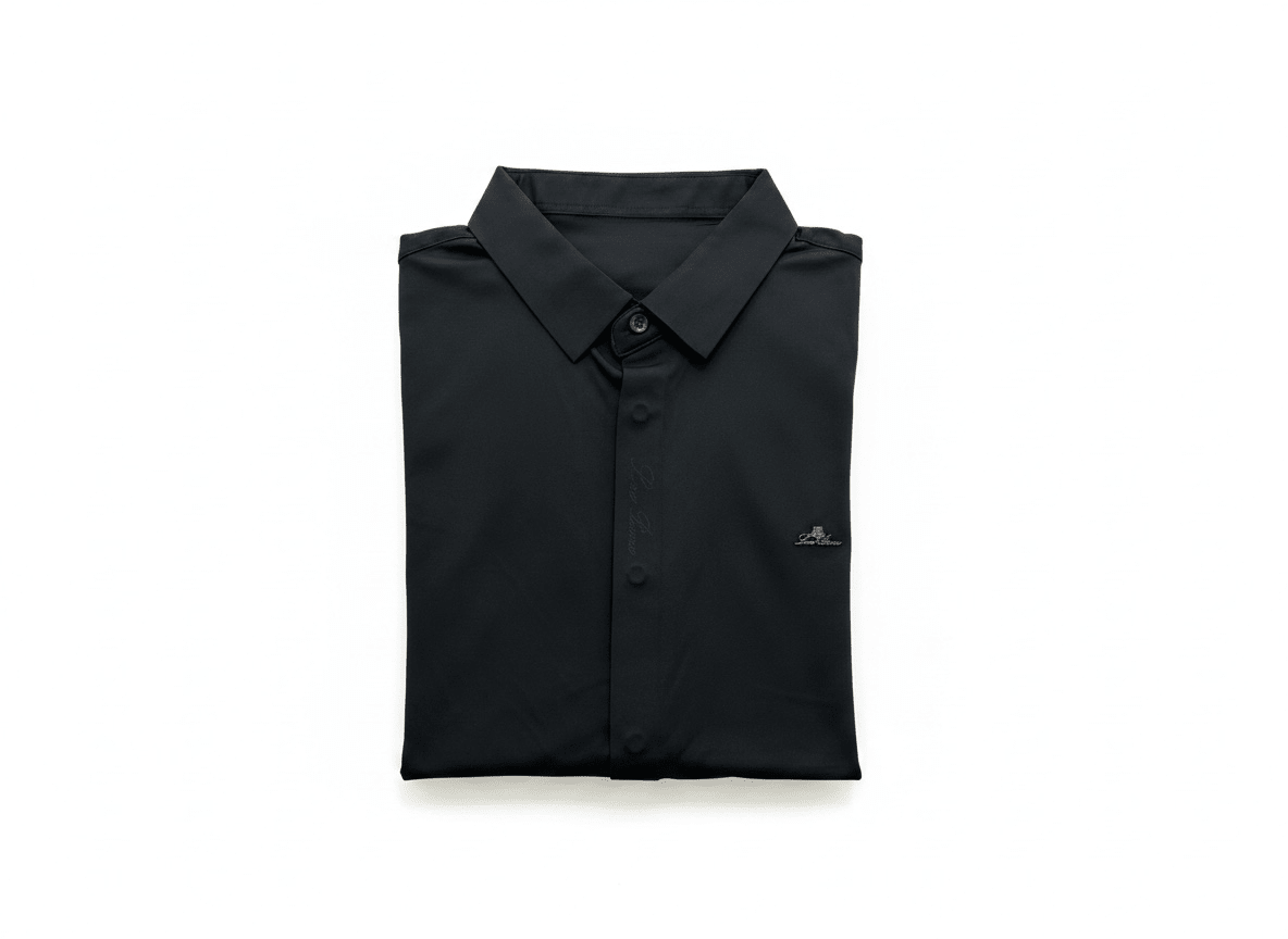 Loro Piana Black Long Sleeve Shirt π€β¨ Minimal Luxury Fit