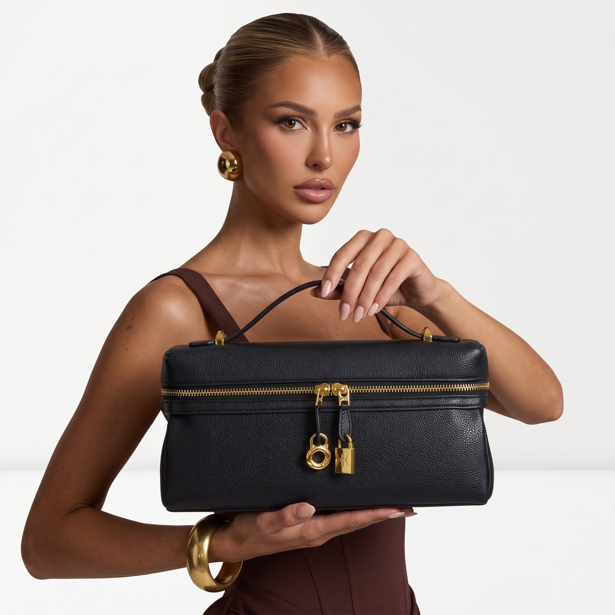 Loro Piana Small Vanity Case β Black