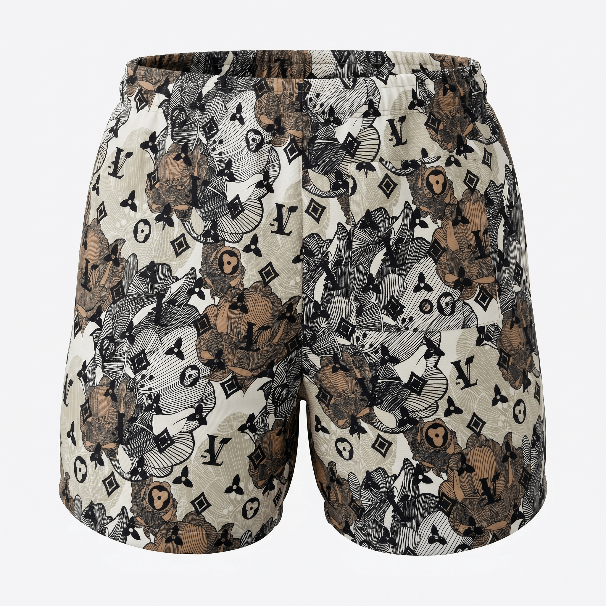 Louis Vuitton Floral Monogram Swim Shorts β Beige Multi πΊπ©³β¨