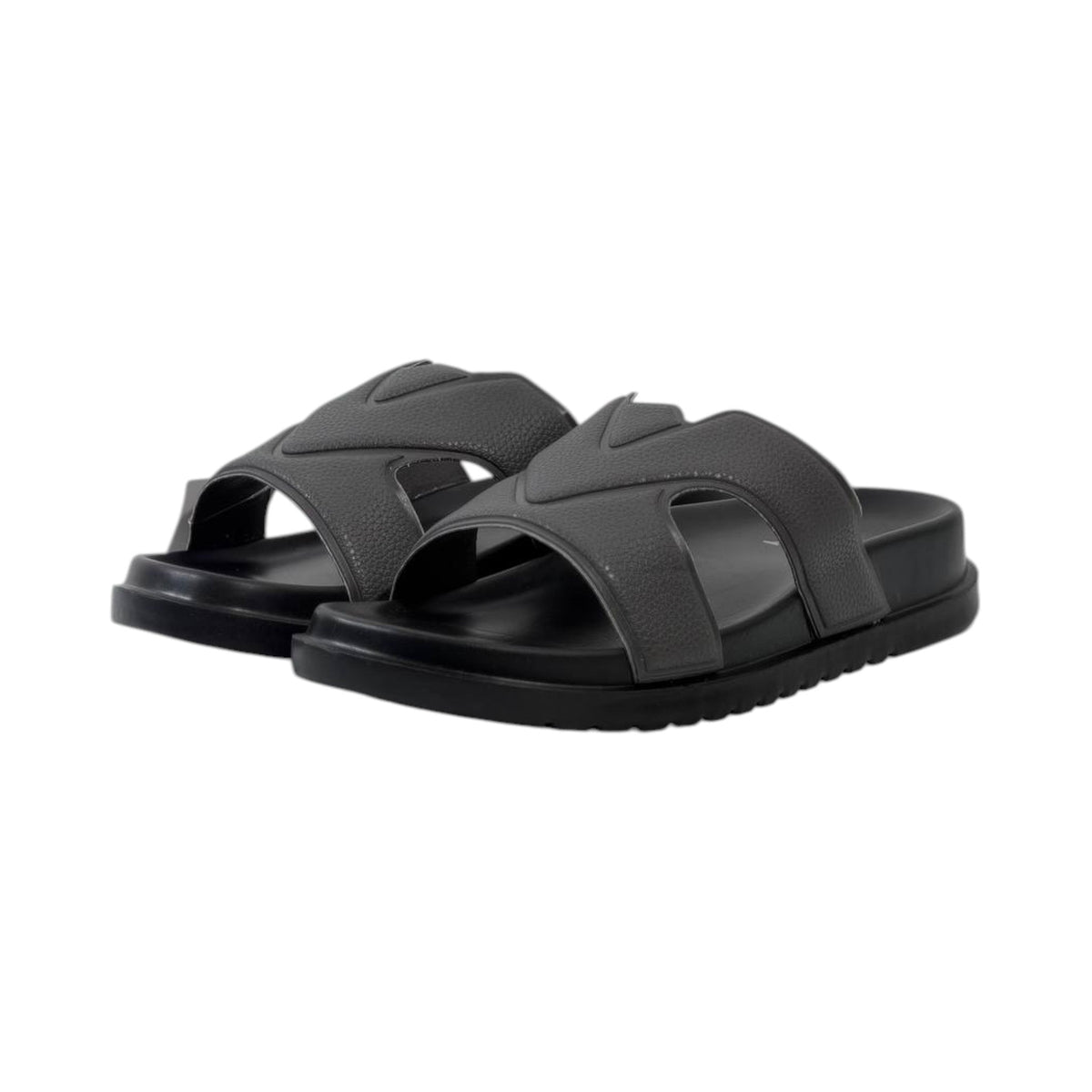 🤍 Louis Vuitton H Monogram Comfort Sandals – Black Luxury Edition