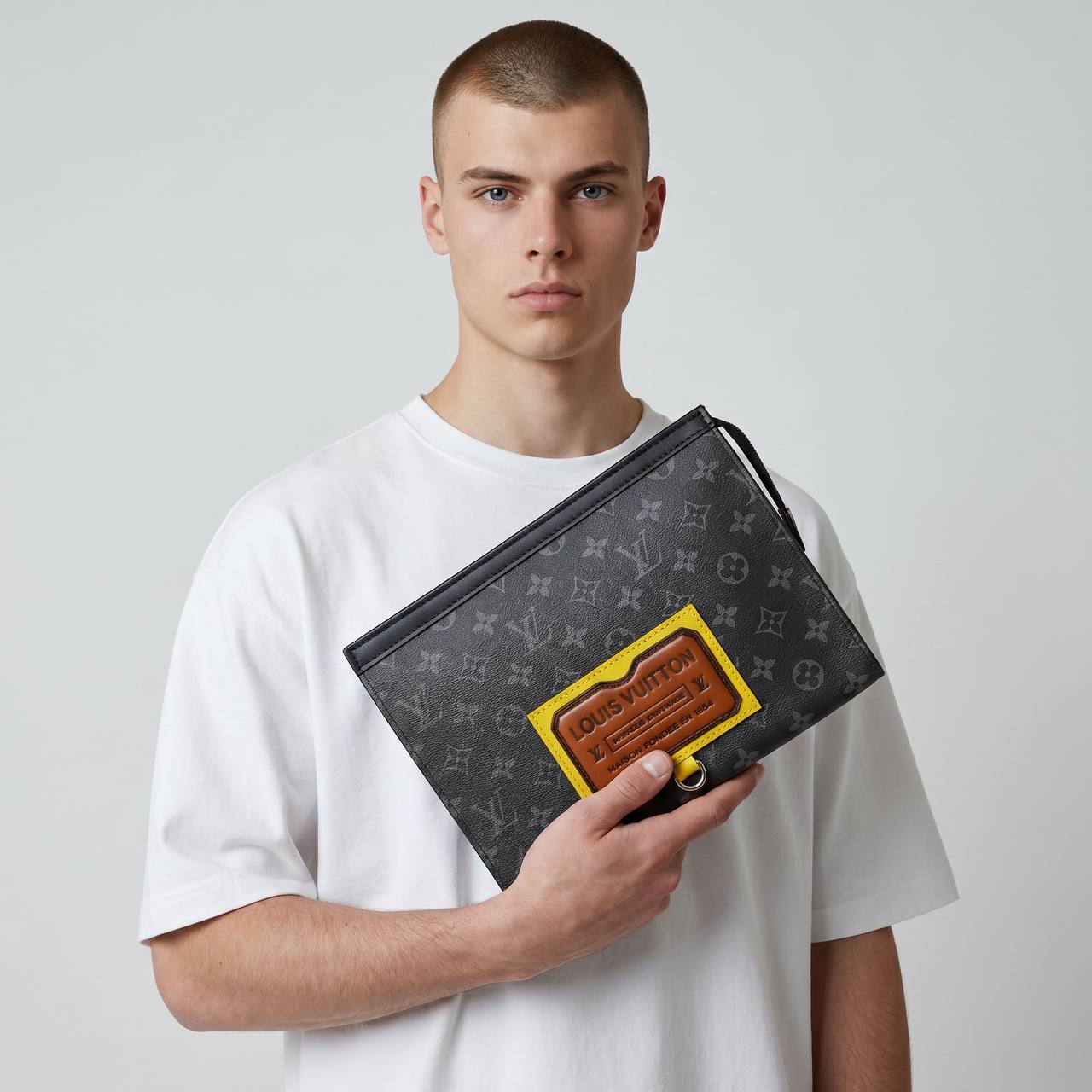 Louis Vuitton Monogram Eclipse Voyage Pouch 🖤✨