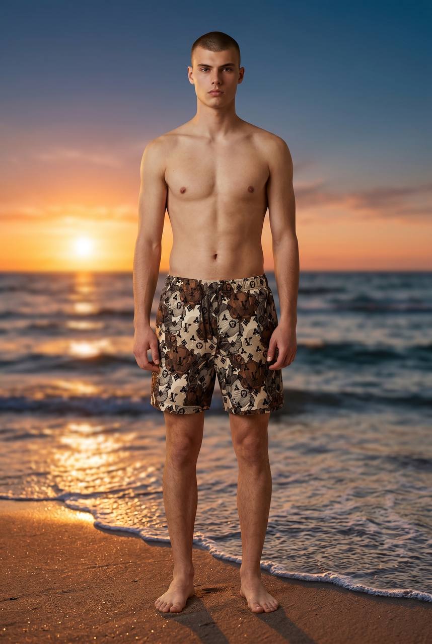 Louis Vuitton Monogram Floral Swim Shorts ππΊπ€