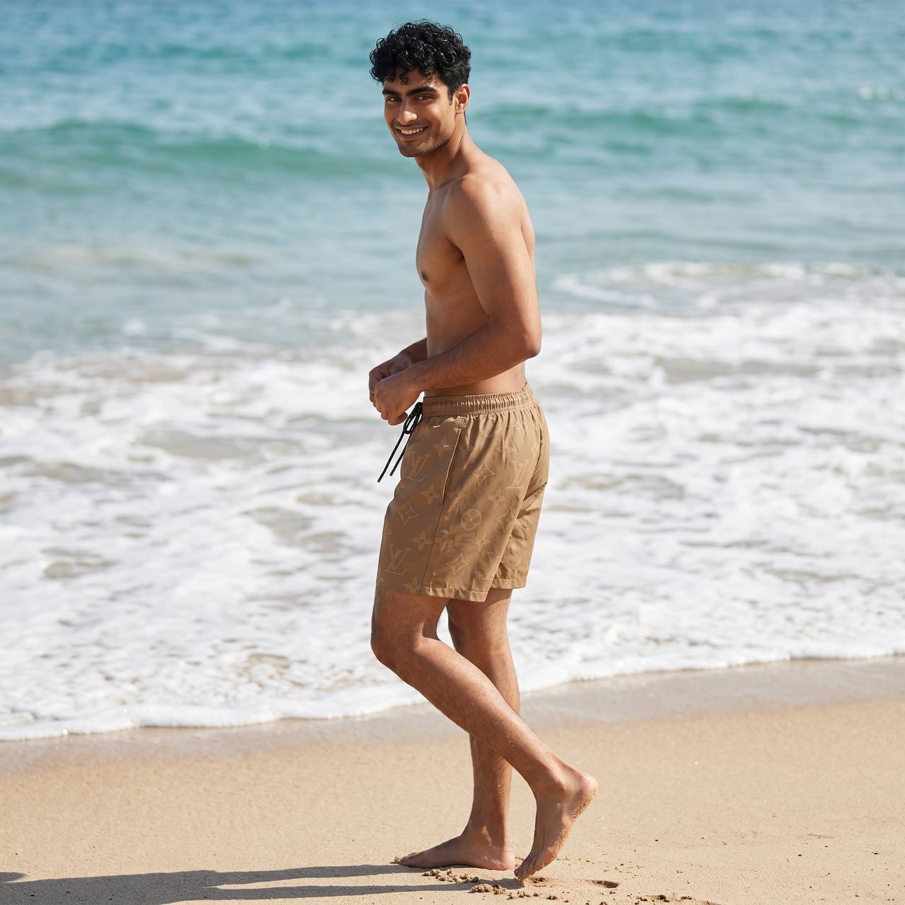 Louis Vuitton Monogram Sand Beach Swim Shorts π΄βοΈ