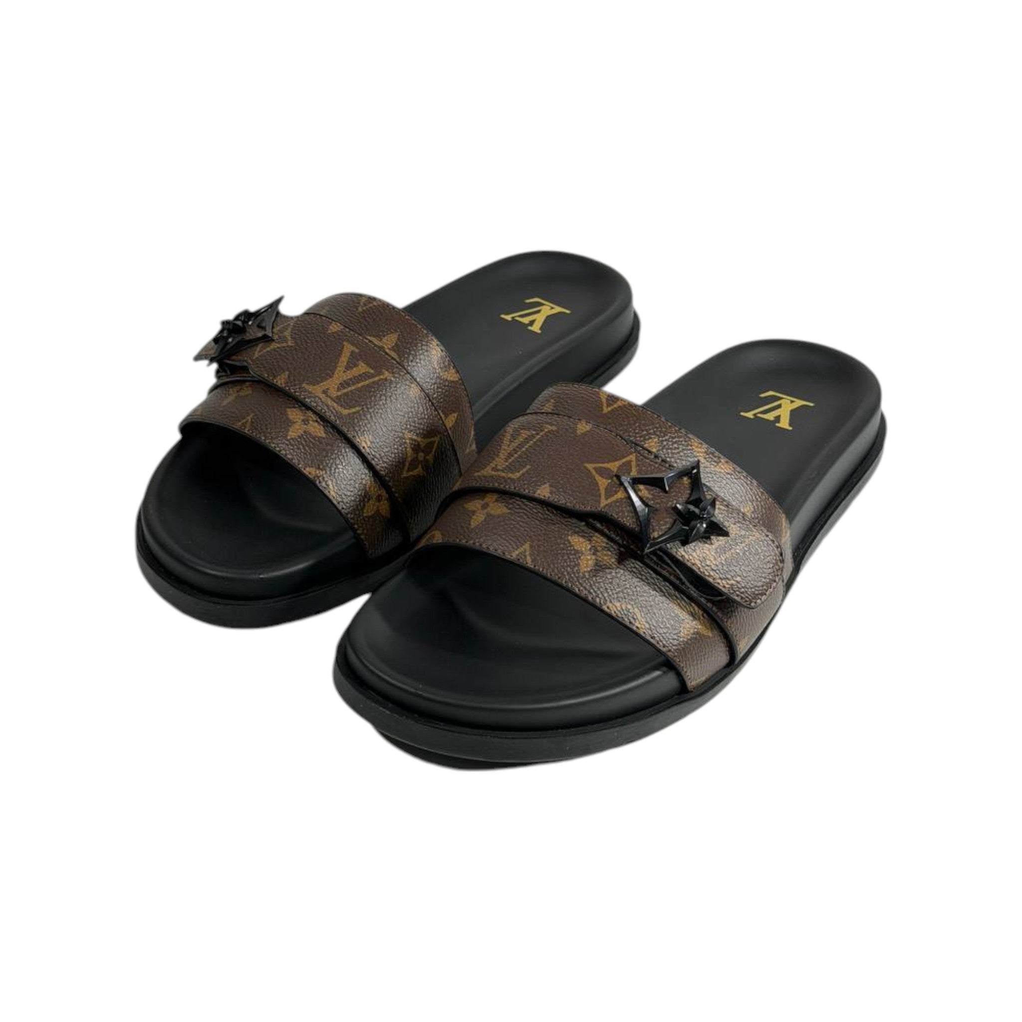 Louis Vuitton Monogram Slides 🤎✨ Luxury Comfort Sandals for Men