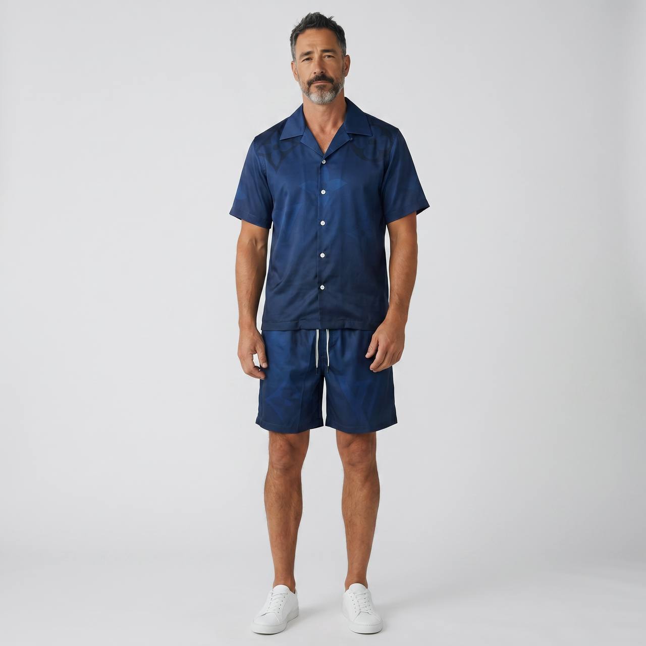 π΅ Louis Vuitton Navy Monogram Set β Clean Luxury Summer Co-Ord π©³πβ¨