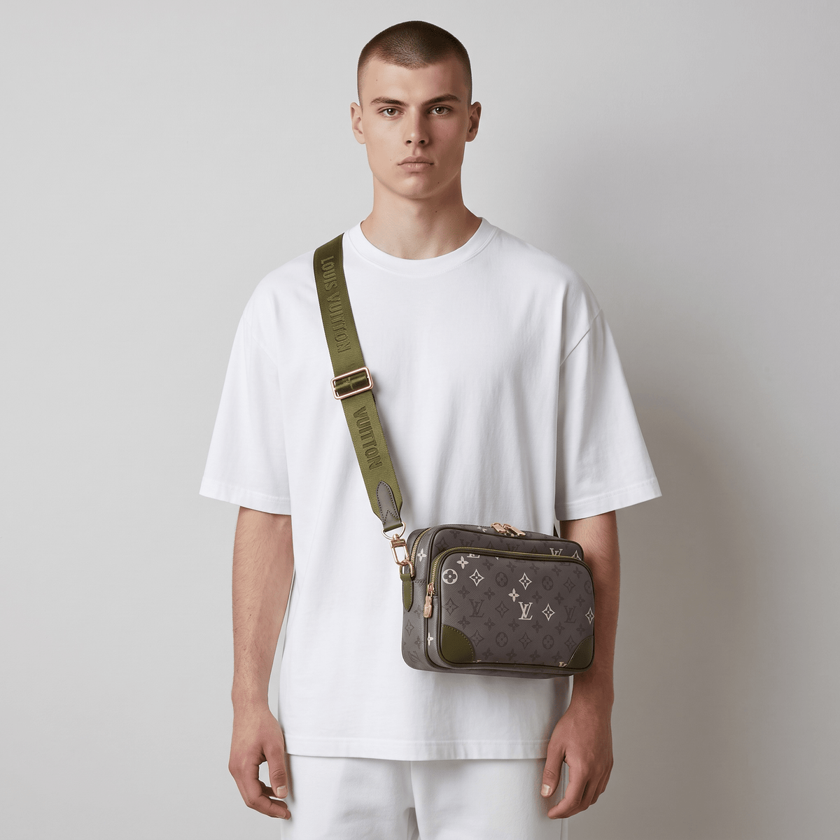 πβ¨ Louis Vuitton Outdoor Messenger β Monogram Eclipse Khaki ππ€