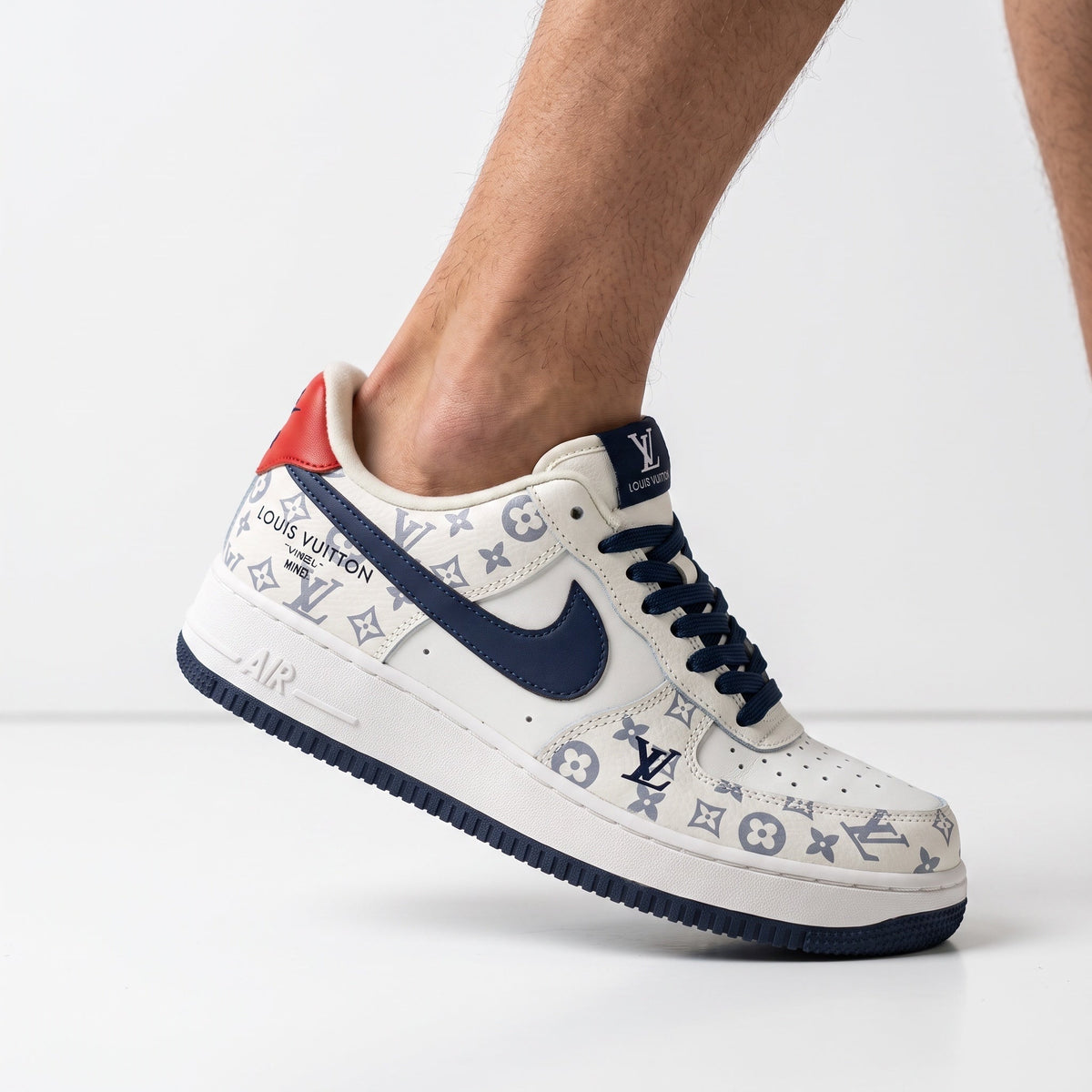 Louis Vuitton Monogram Sneaker β White & Navy